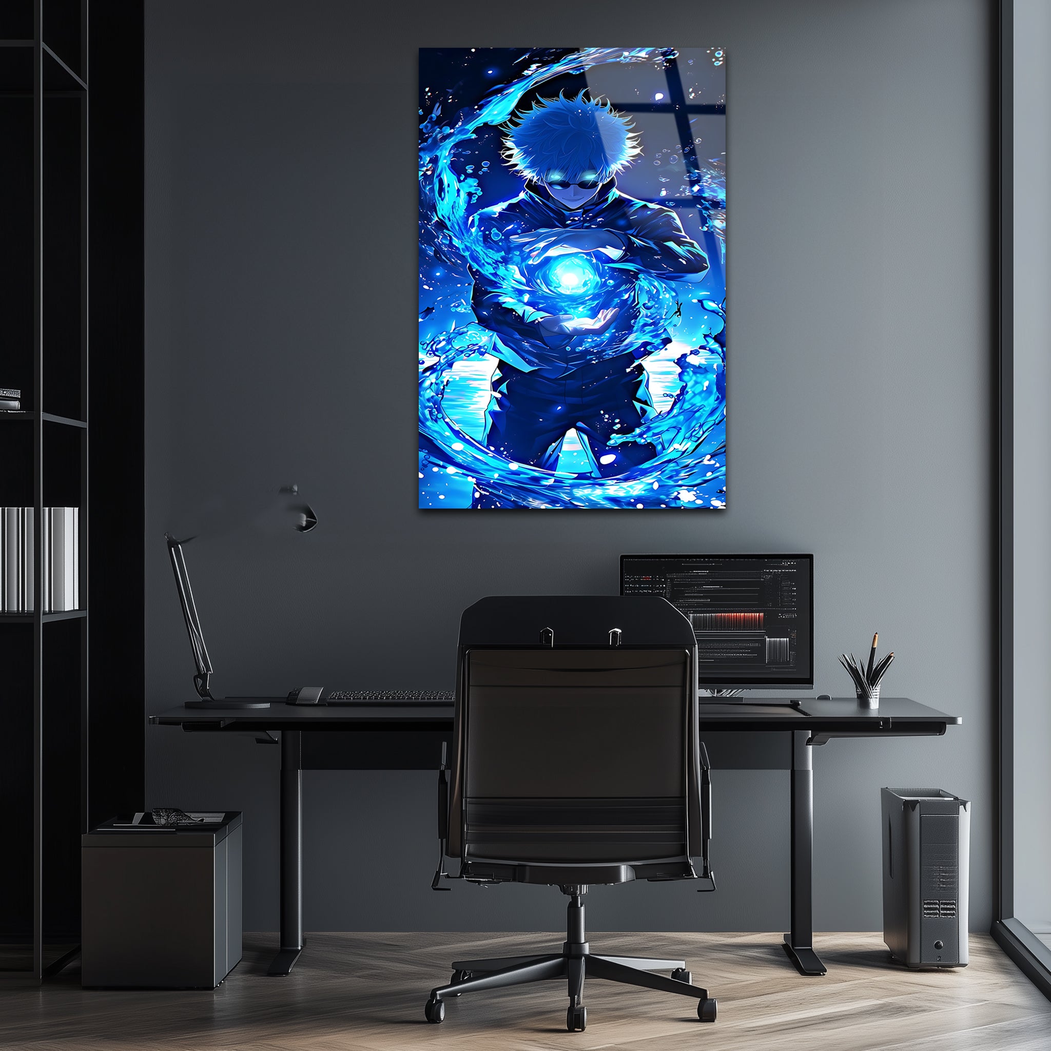 Gojo Satoru: Limitless Domain | Premium HD Metal Wall Art
