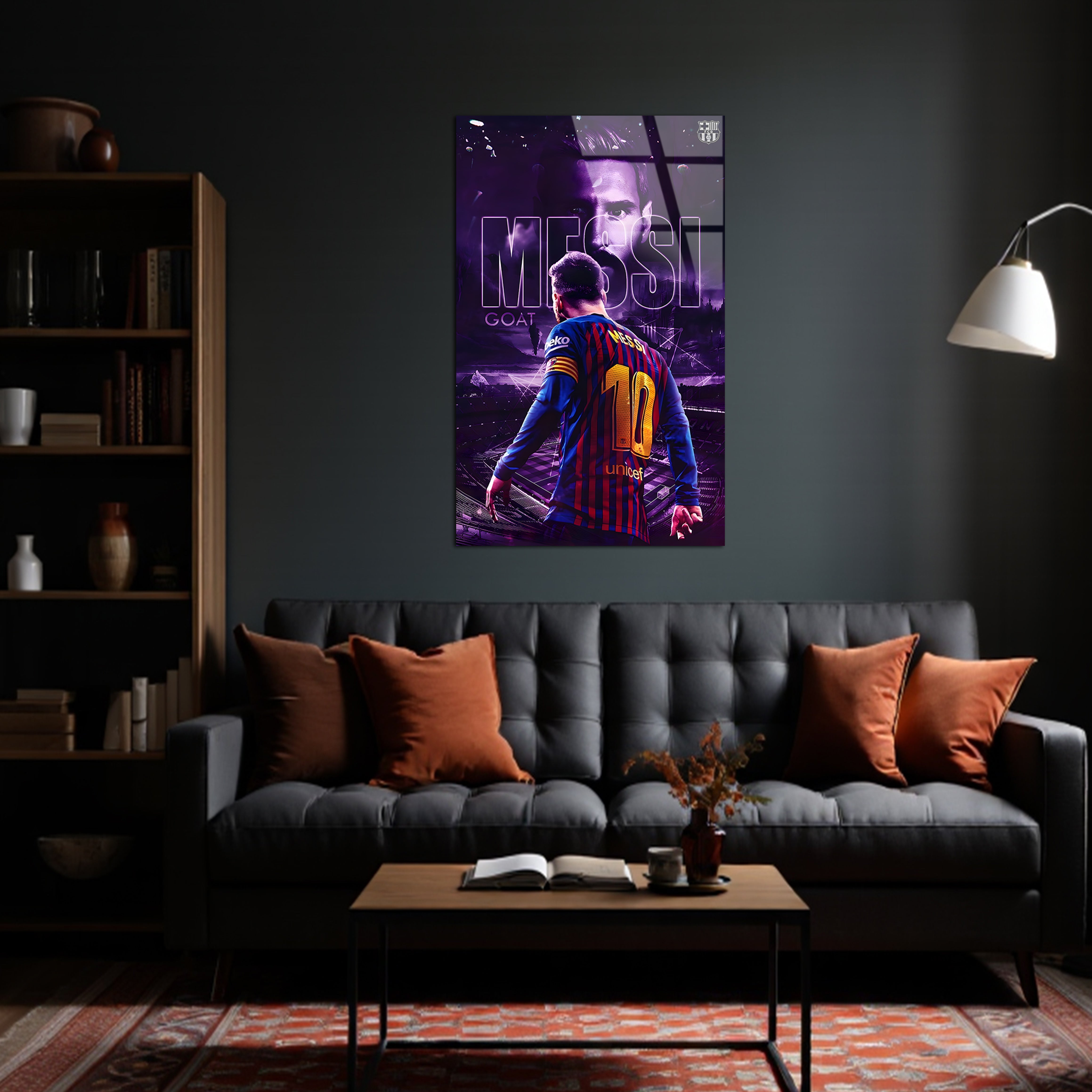 Messi : The Eternal Greatness | Premium HD Metal Wall Art