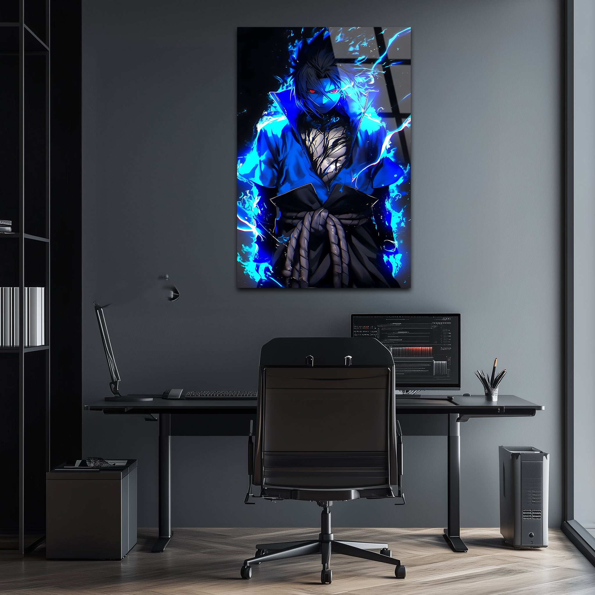 Sasuke: Avenger’s Inferno | Premium HD Metal Wall Art