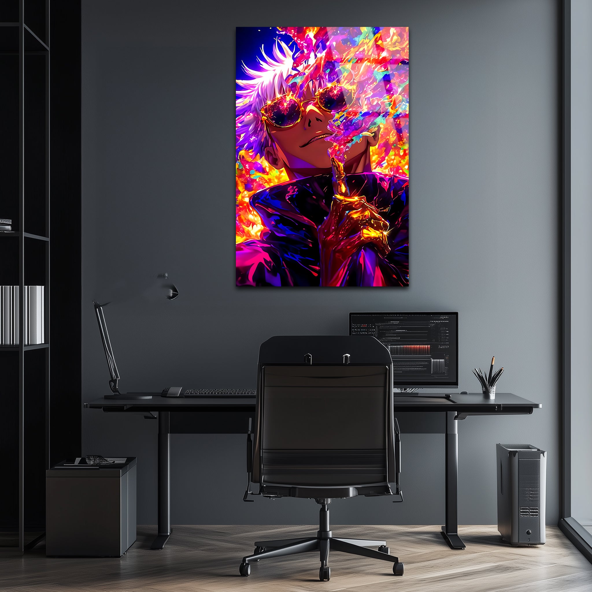 Gojo: Limitless Radiance | Premium HD Metal Wall Art