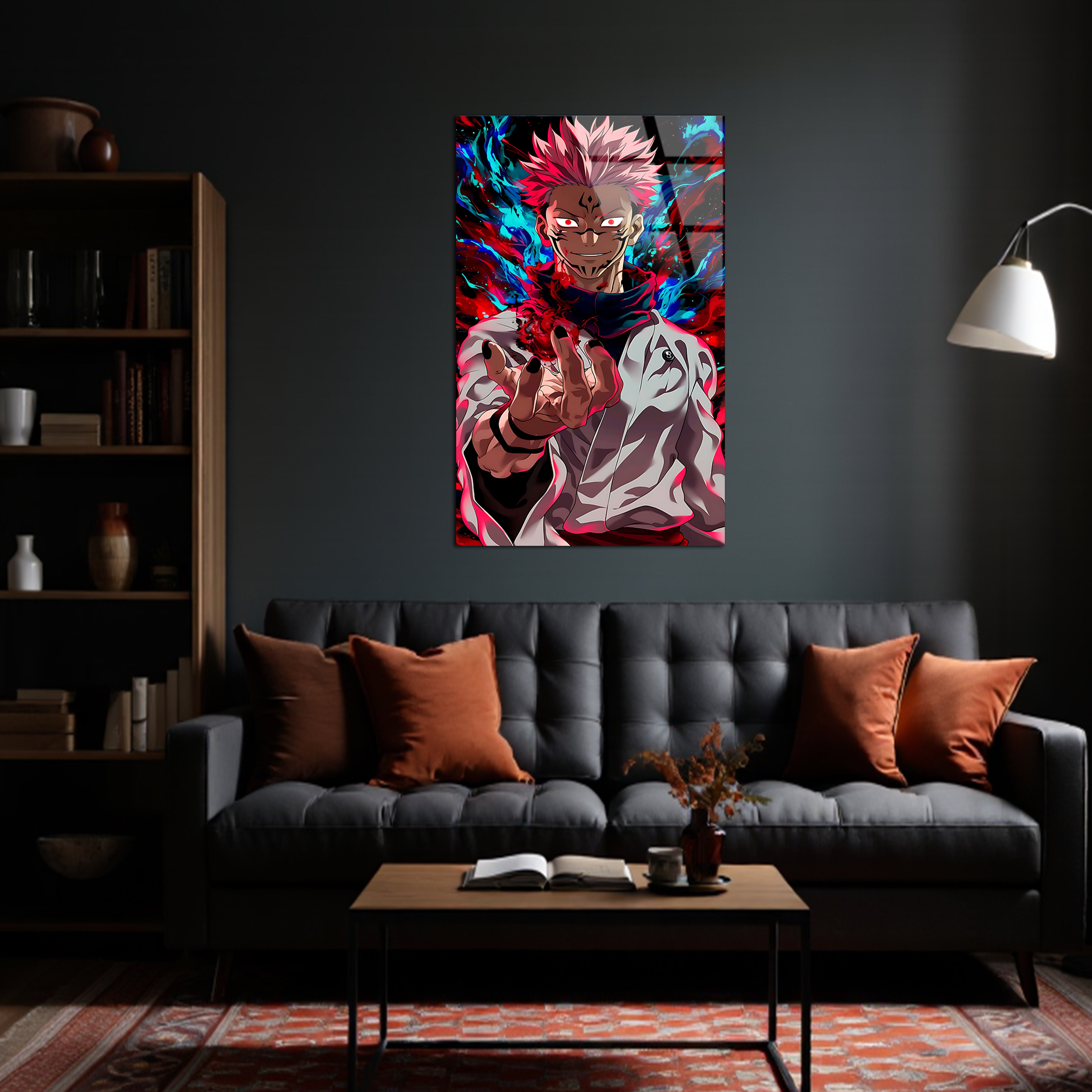Sukuna: King of Curses | Premium HD Metal Wall Art
