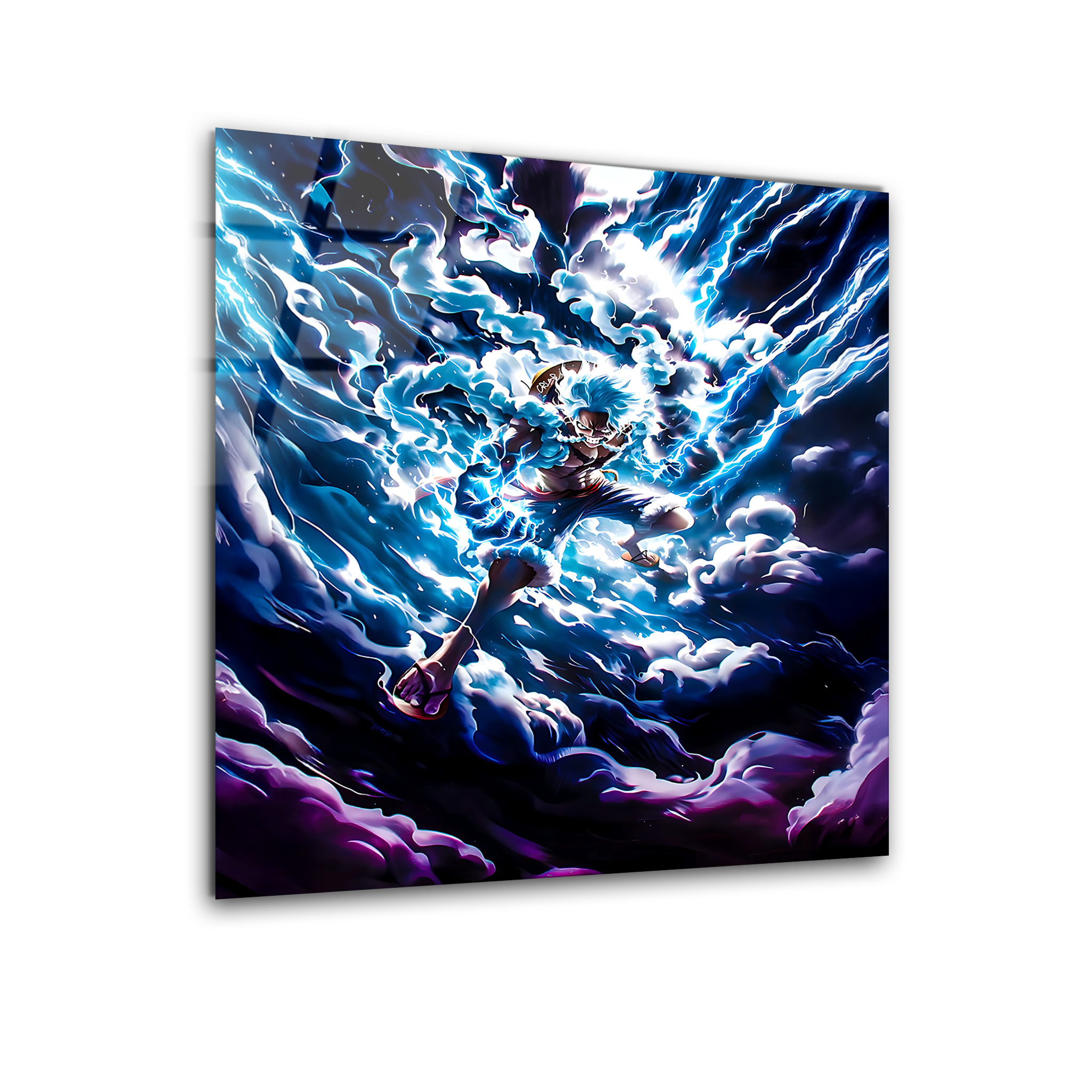 Luffy: Stormbringer of the New Era | Premium HD Metal Wall Art
