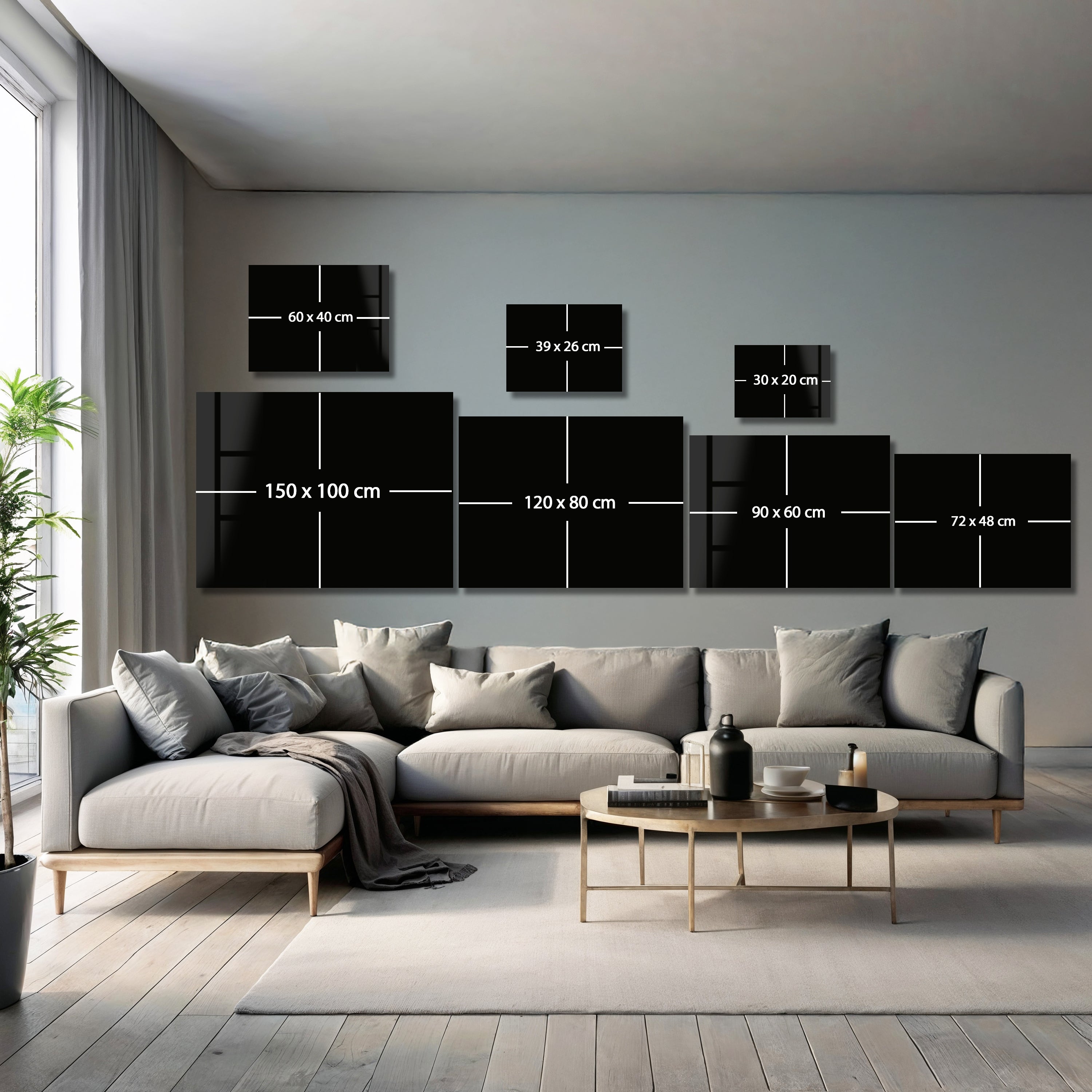 Black Lion Under a Starlit Sky | Premium HD Metal Wall Art - DezignArt