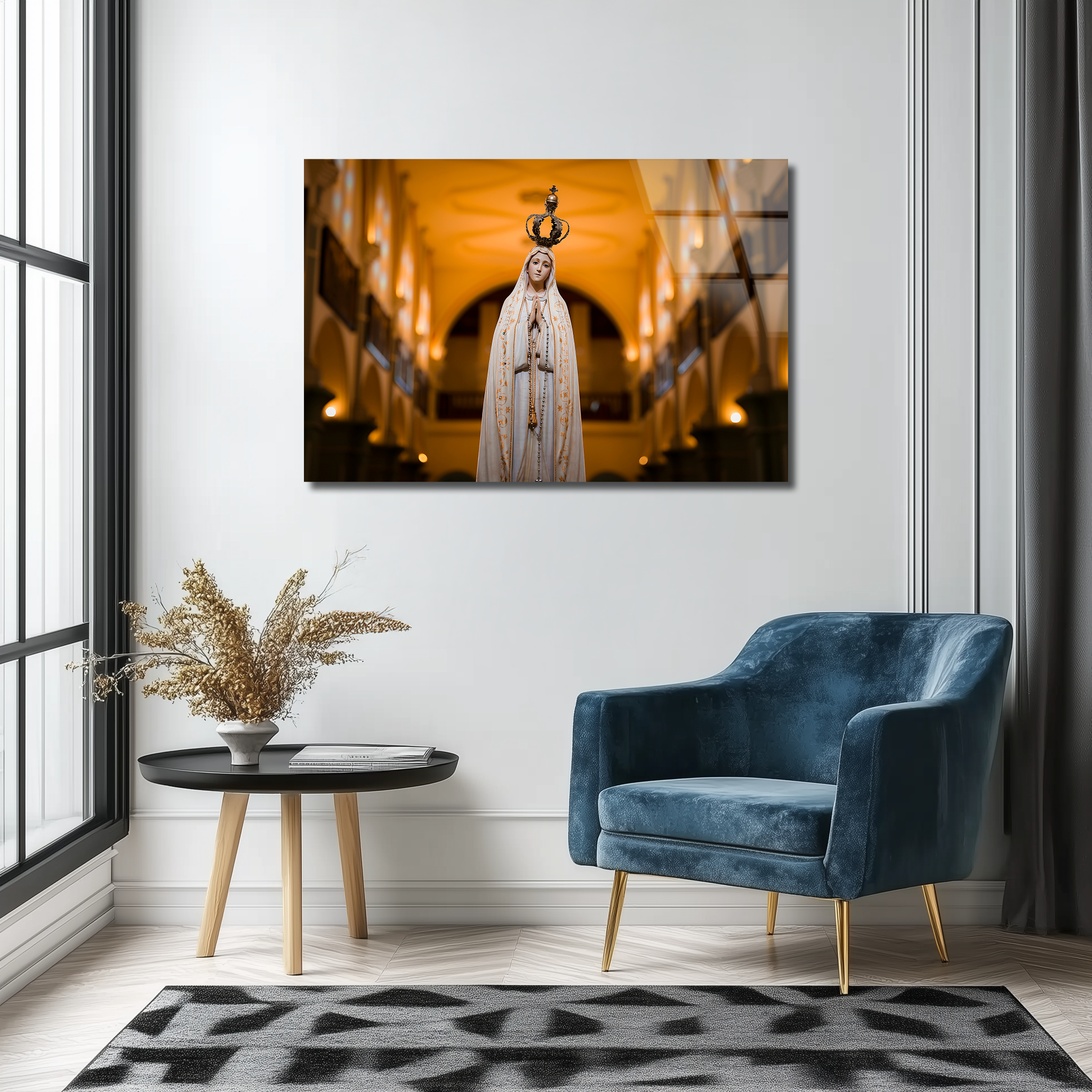 Our Lady of Fatima | Premium HD Metal Wall Art