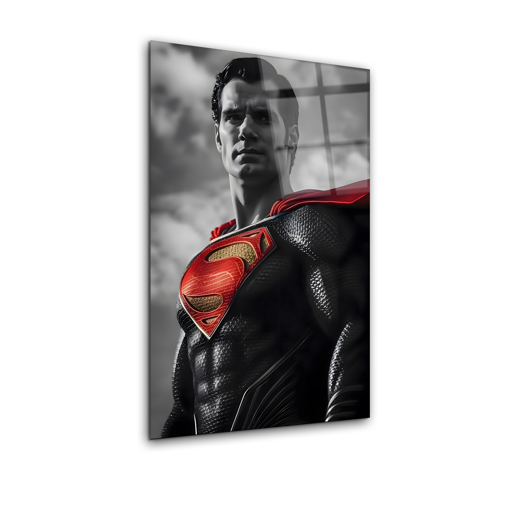 Superman: The Man of Steel | Premium HD Metal Wall Art