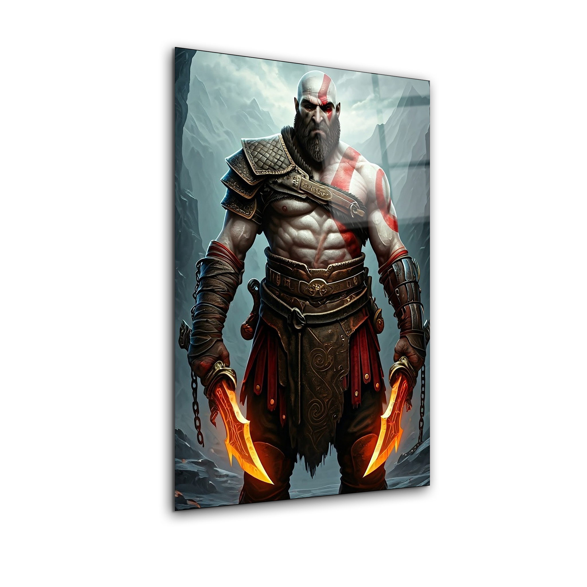 Kratos | Premium HD Metal Wall Art