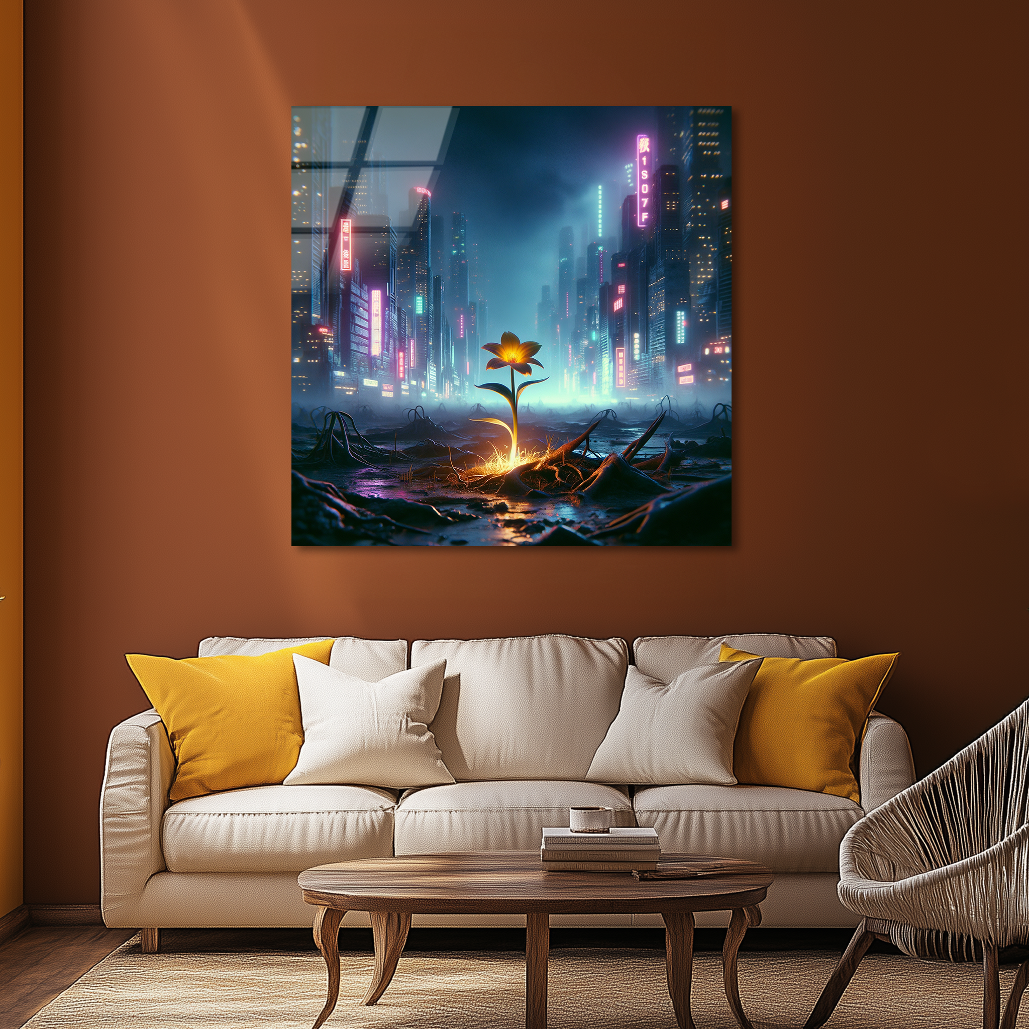 Hope in Ruins | Premium HD Metal Wall Art