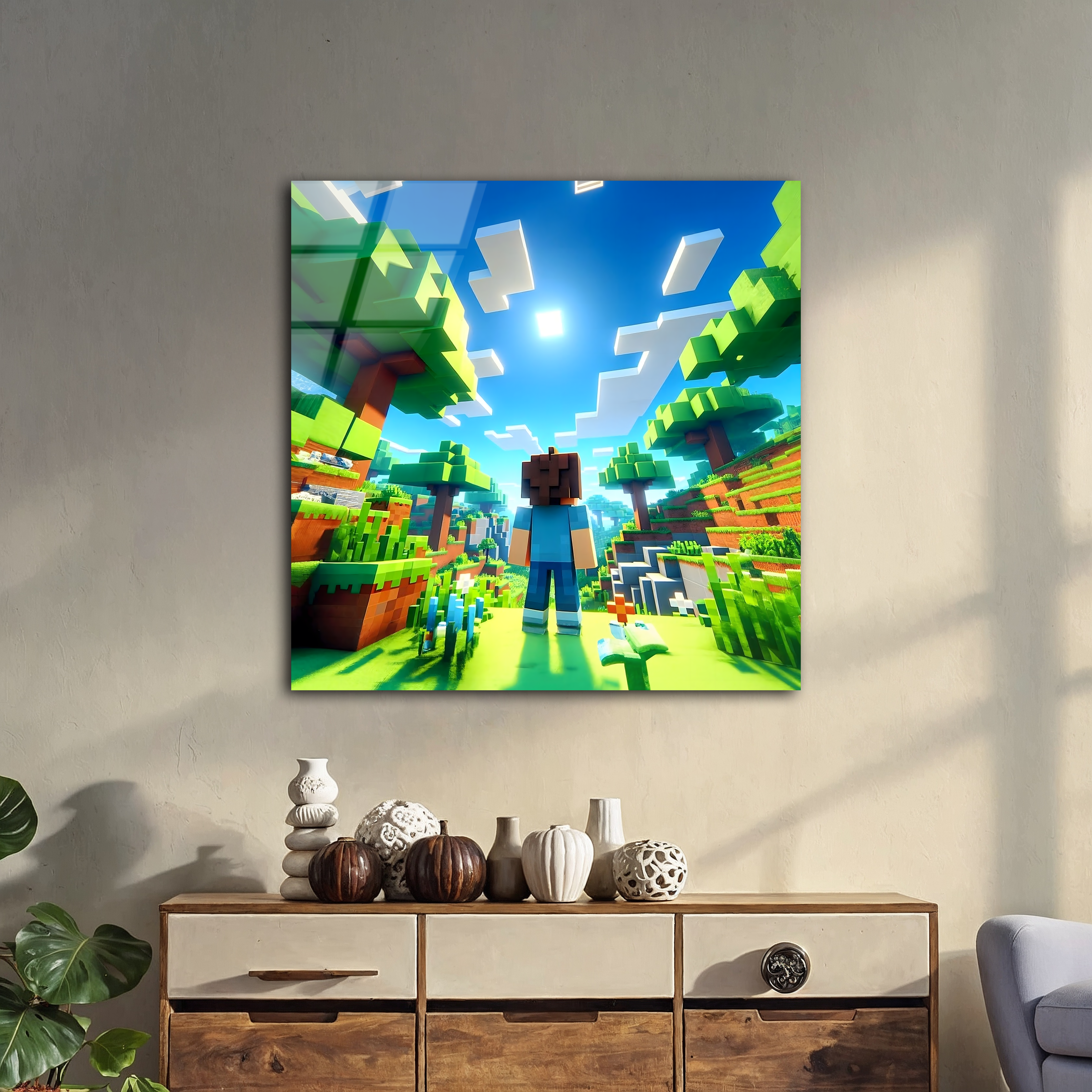 Minecraft | Premium HD Metal Wall Art