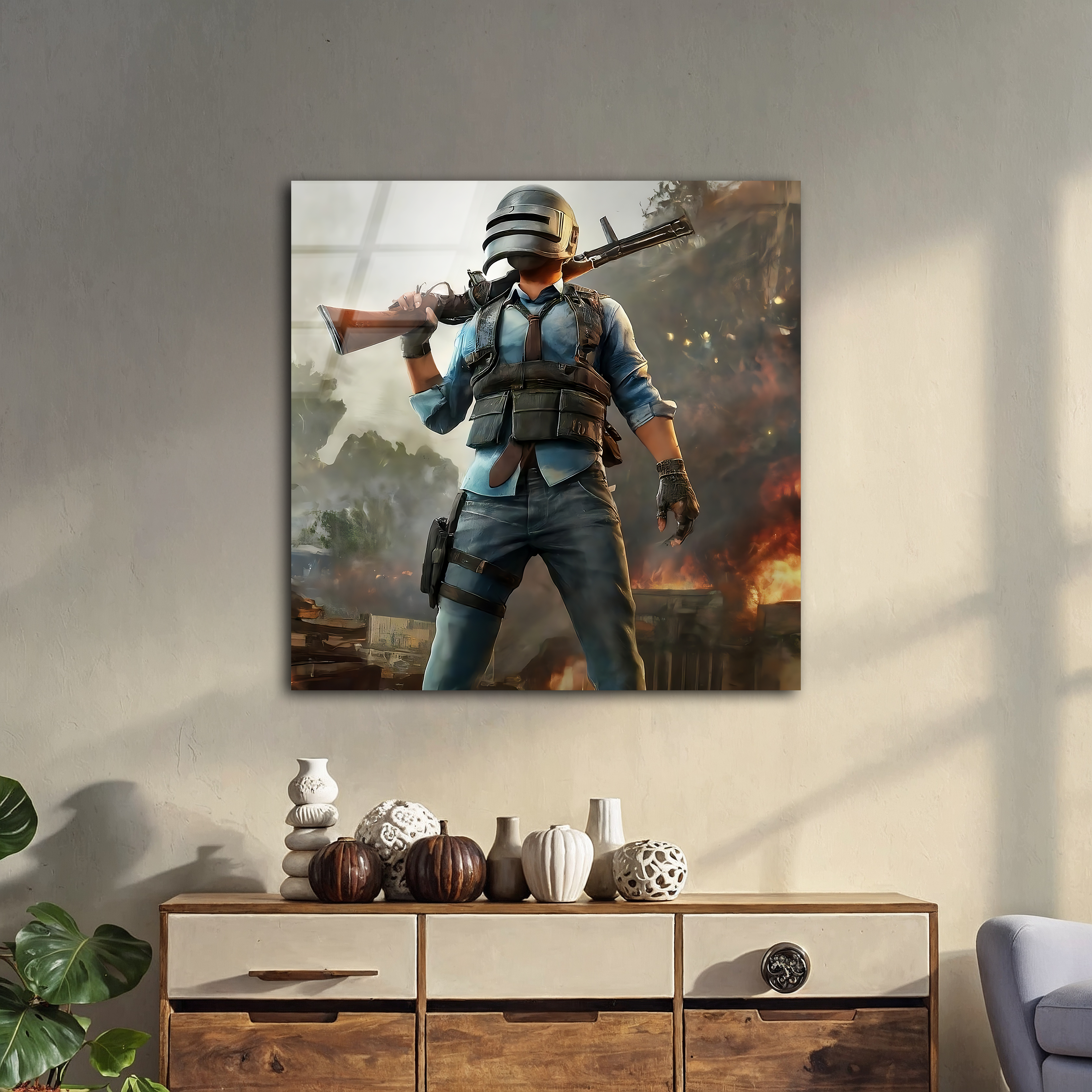 PUBG Battlegrounds | Premium HD Metal Wall Art