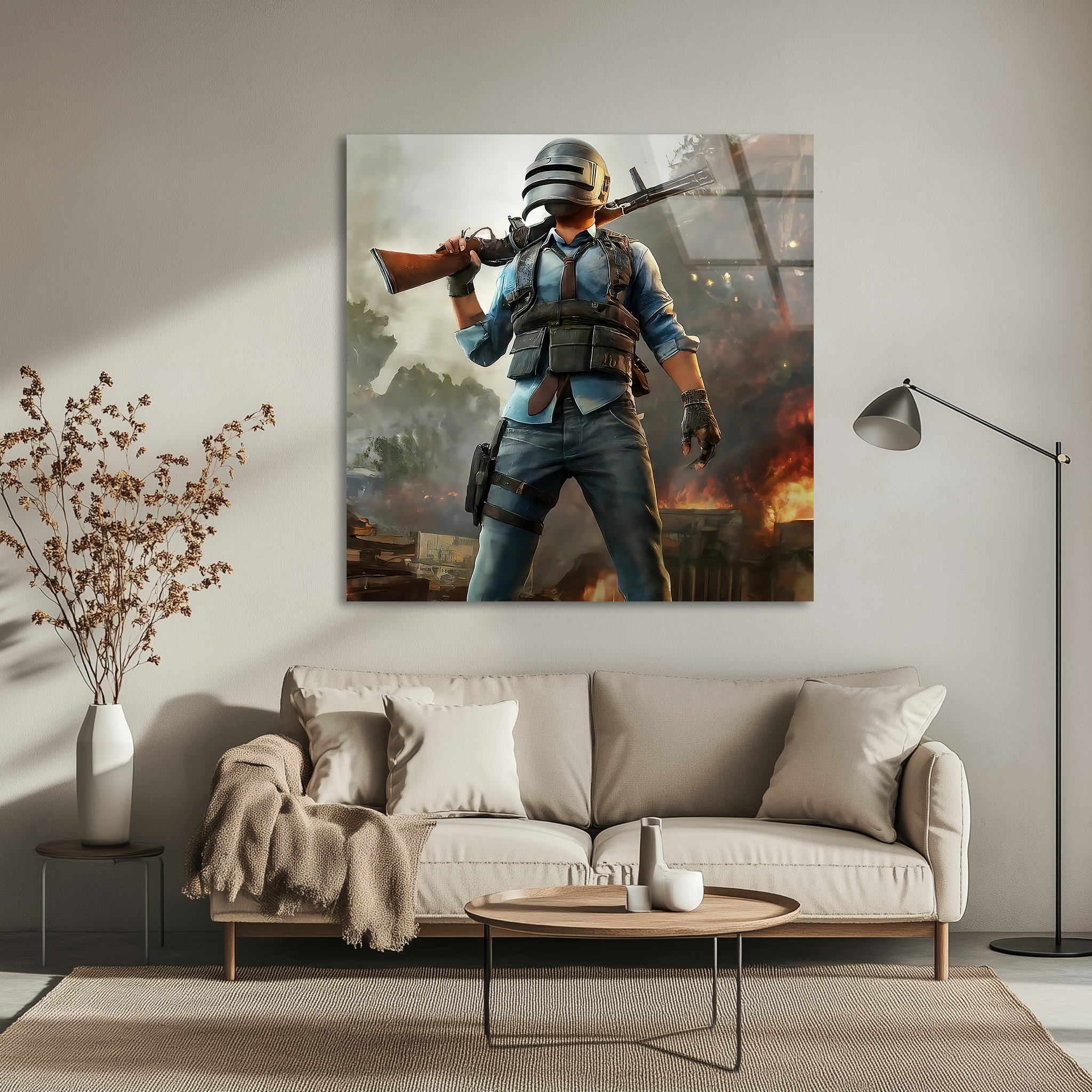PUBG Battlegrounds | Premium HD Metal Wall Art