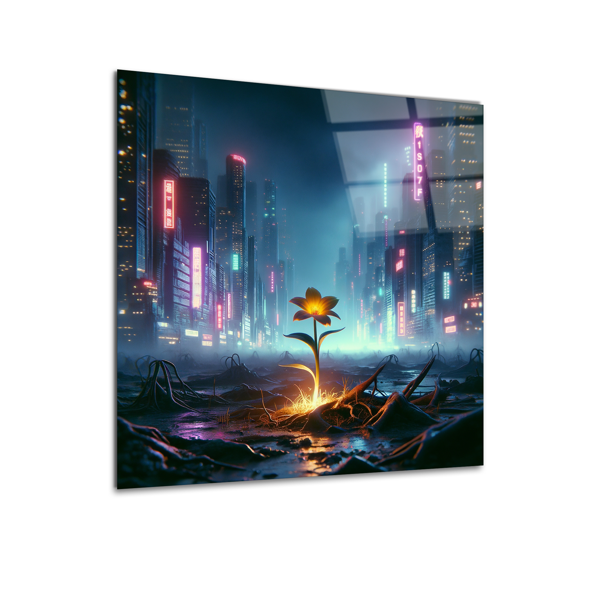 Hope in Ruins | Premium HD Metal Wall Art