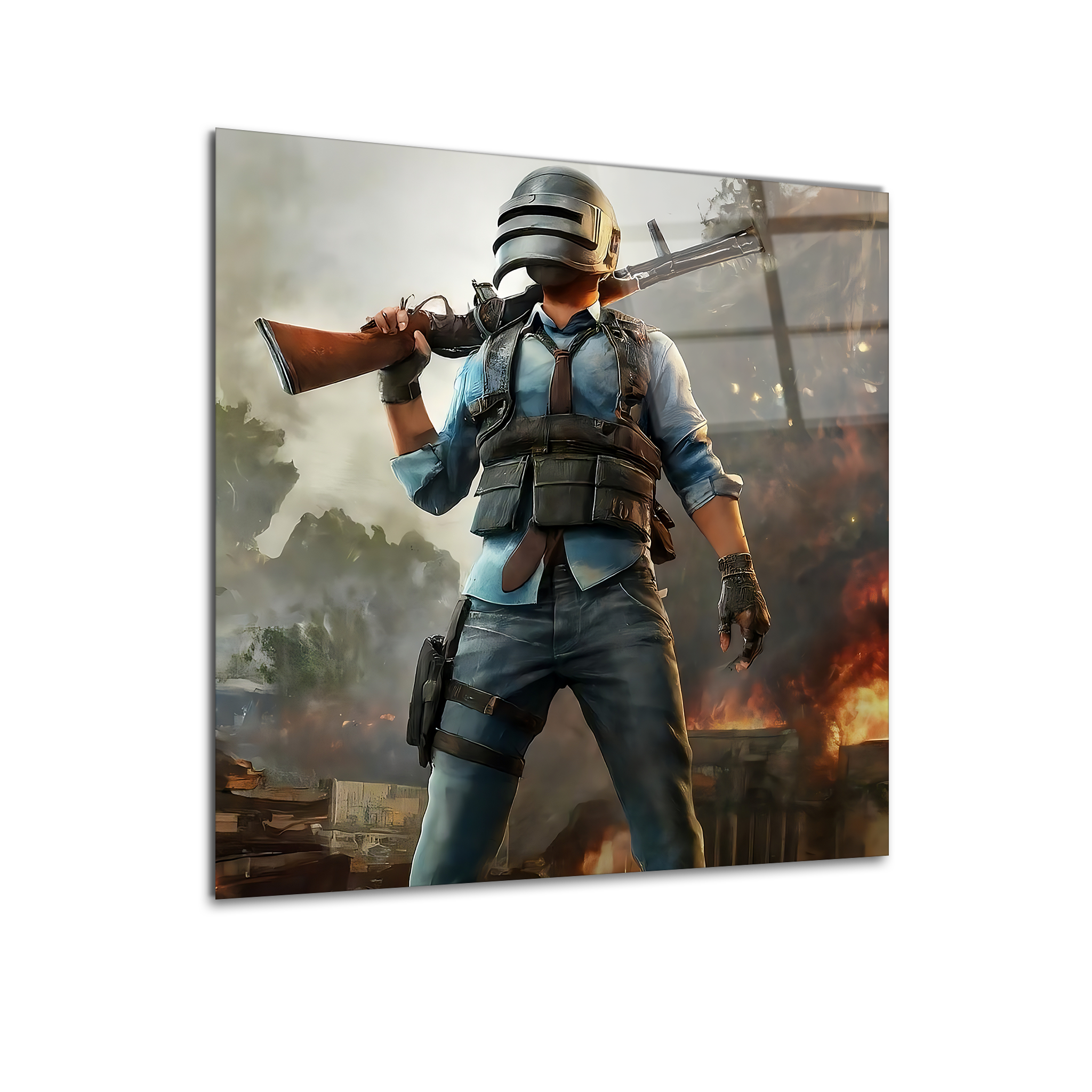 PUBG Battlegrounds | Premium HD Metal Wall Art
