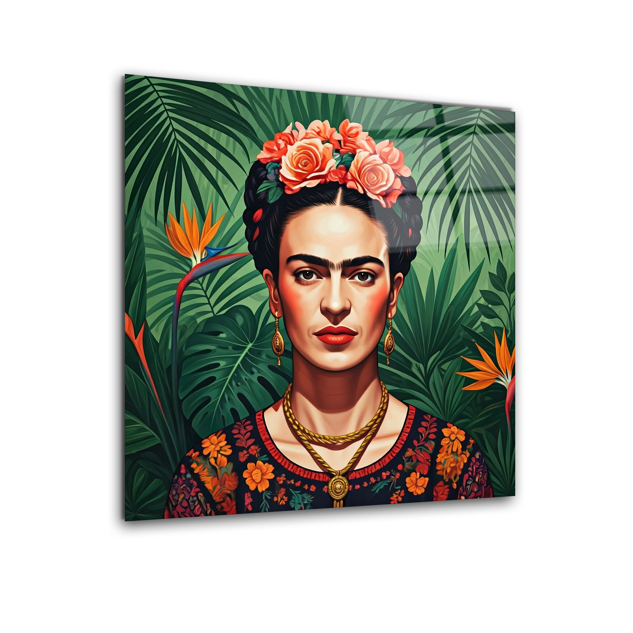 Frida Kahlo Pop Art | Premium HD Metal Wall Art