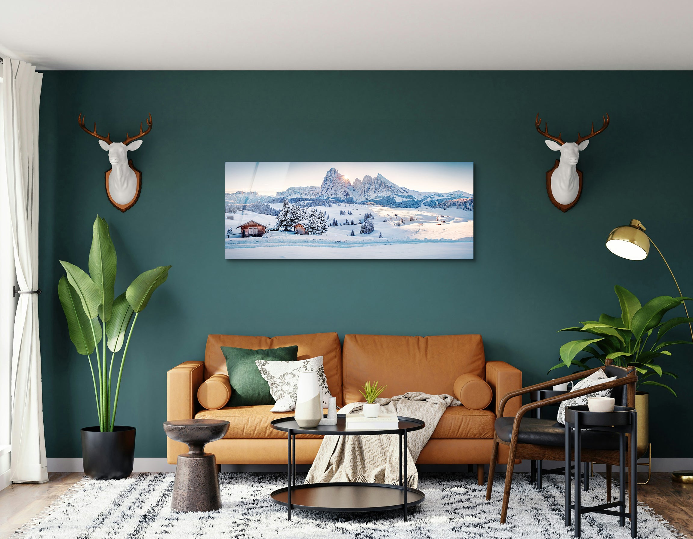 Winter Beauty Dolomites | Premium HD Metal Wall Art
