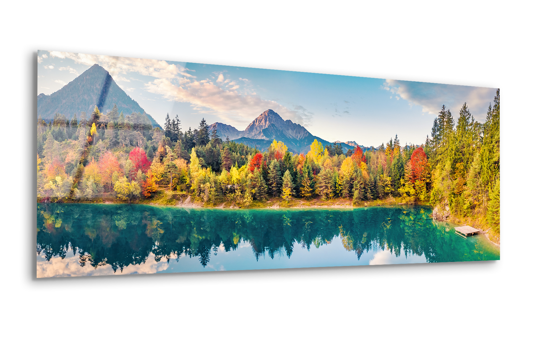 Autumn Morning | Premium HD Metal Wall Art
