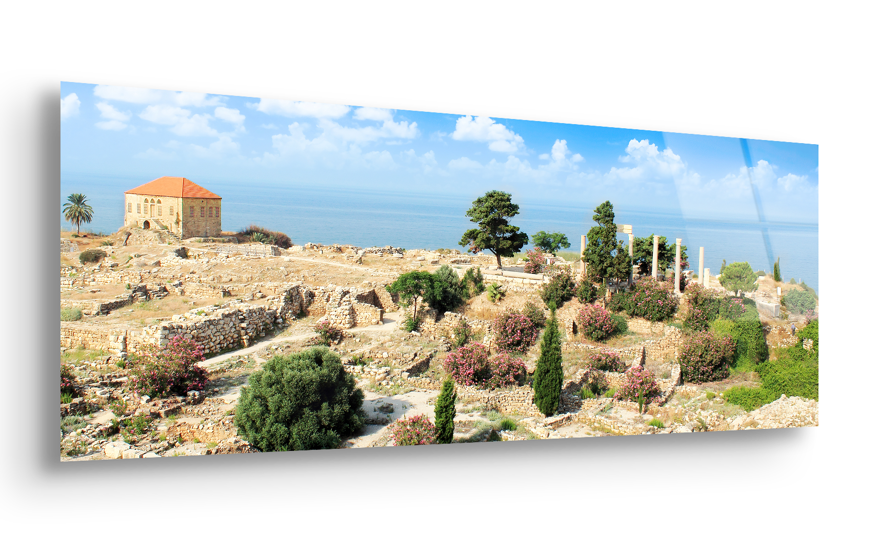 Historic Byblos Old House | Premium HD Metal Wall Art