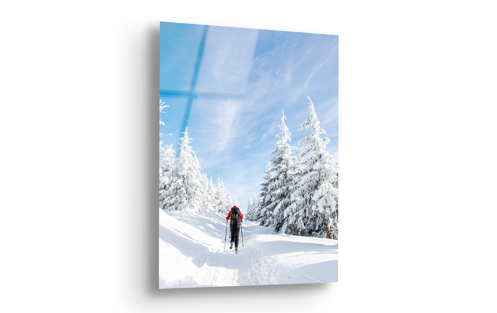 Snowy Winter Wonderland | Premium HD Metal Wall Art