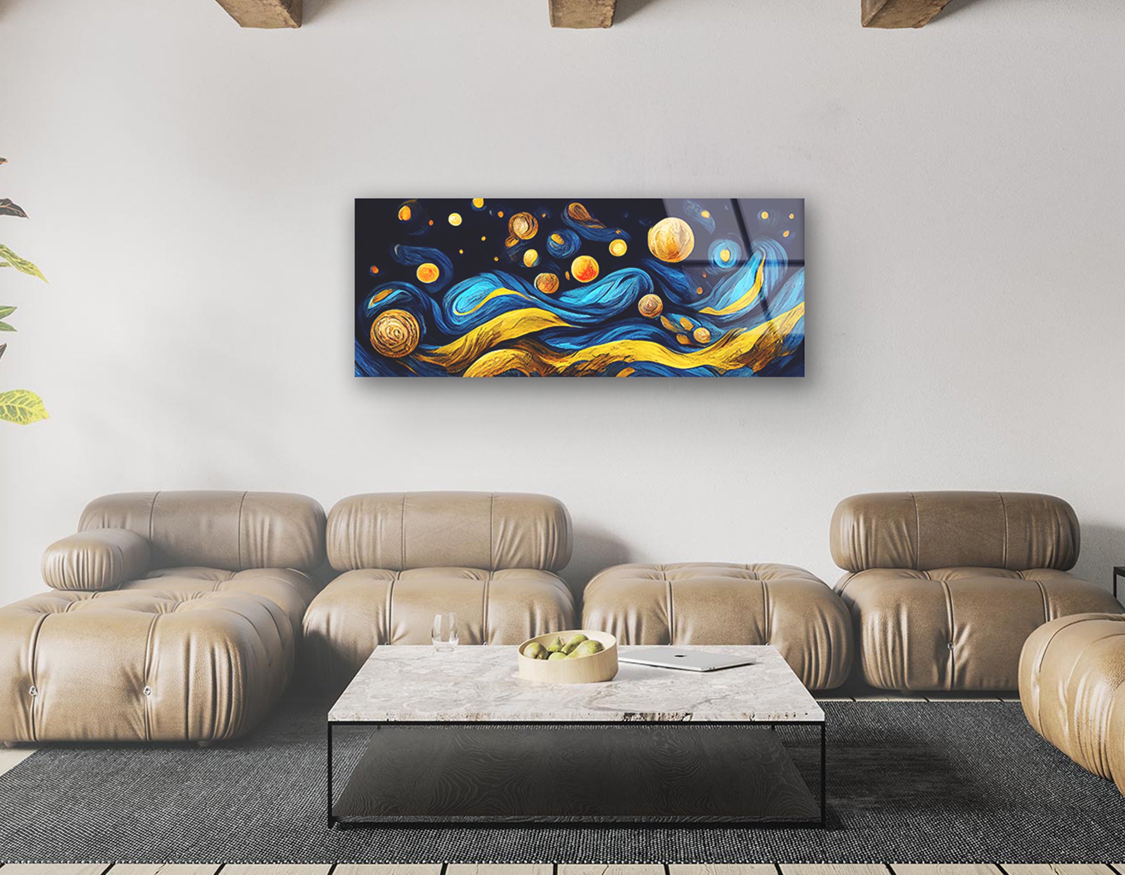 Moonlit Night | Premium HD Metal Wall Art