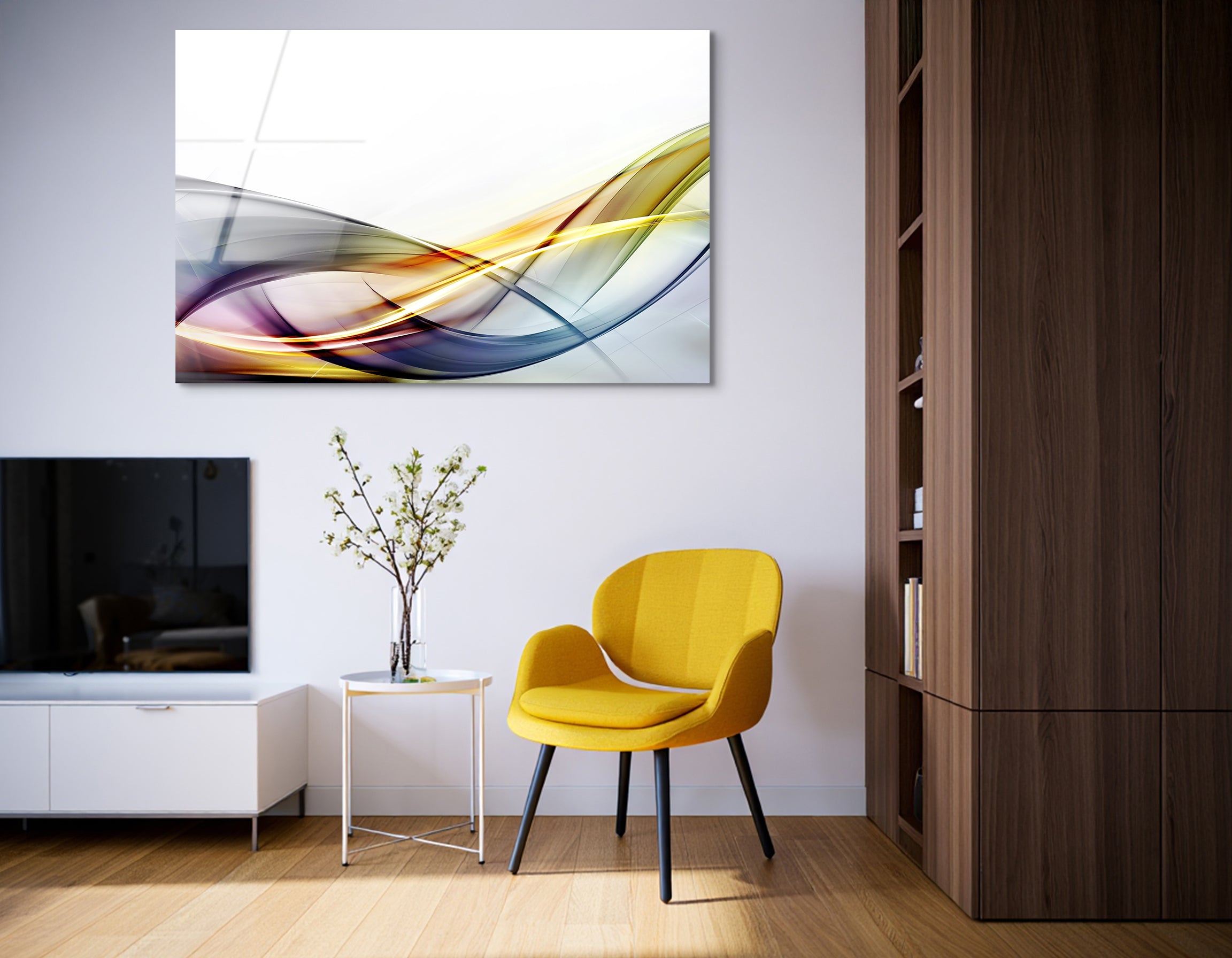 Color Fusion Elegance | Premium HD Metal Wall Art