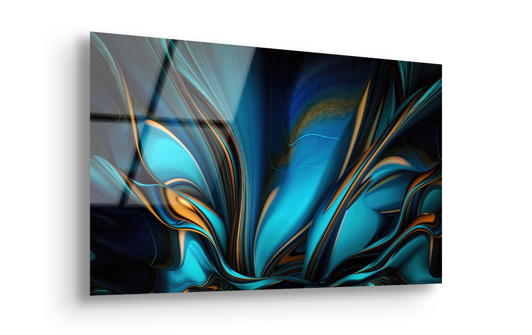 Volumetric Pattern Abstract | Premium HD Metal Wall Art