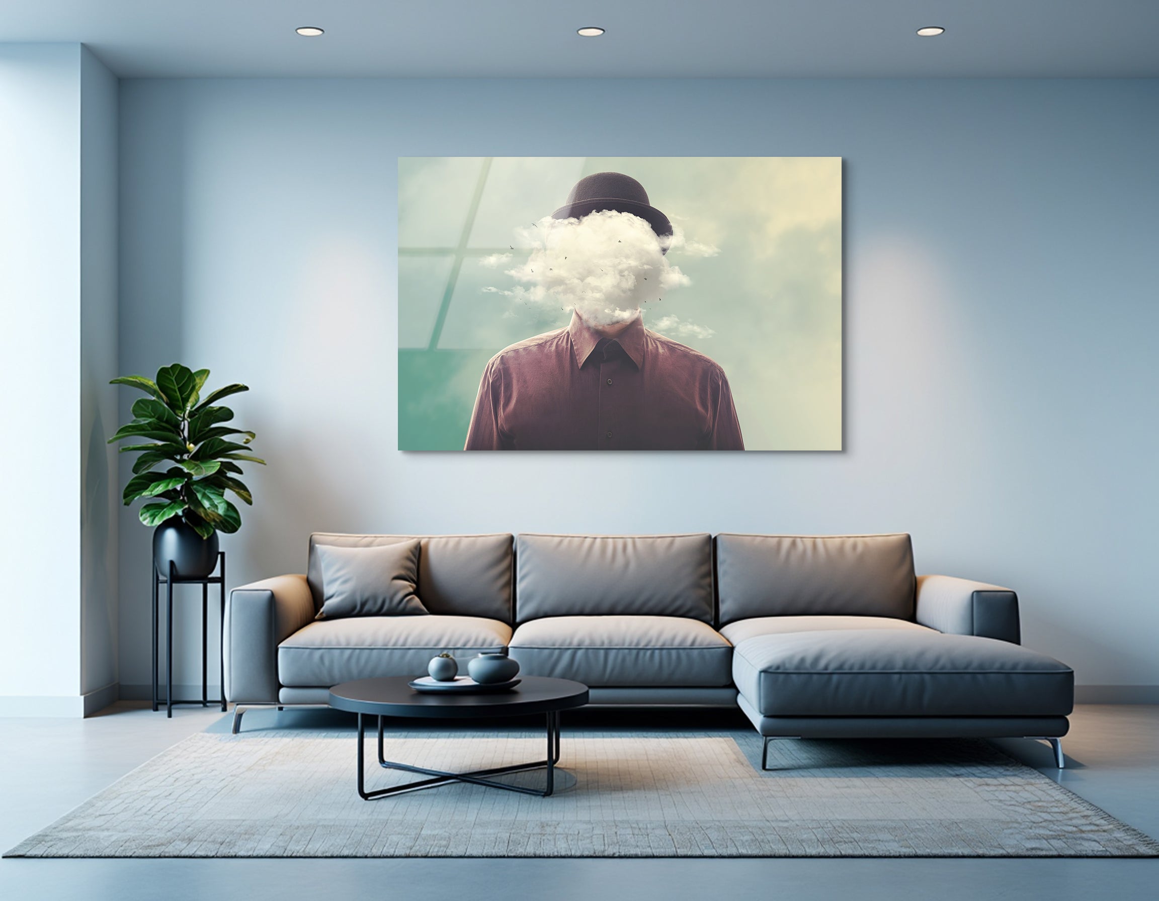 Head in the Clouds | Premium HD Metal Wall Art