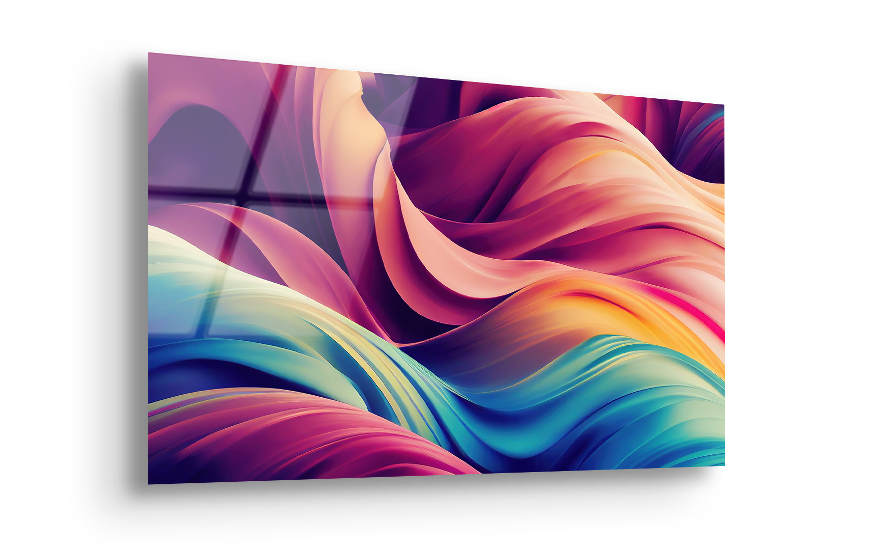 Colorful Abstract 3D Art | Premium HD Metal Wall Art