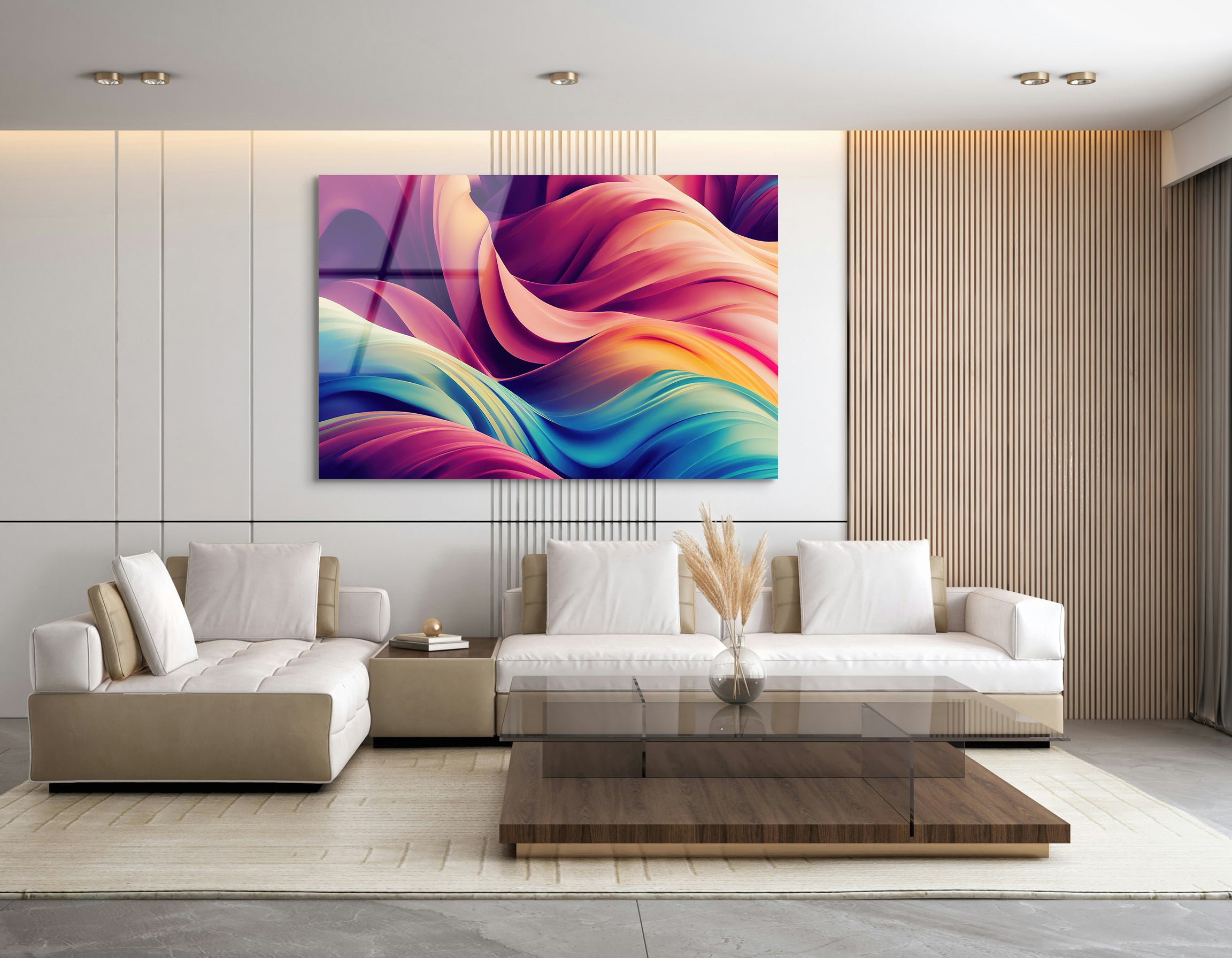 Colorful Abstract 3D Art | Premium HD Metal Wall Art