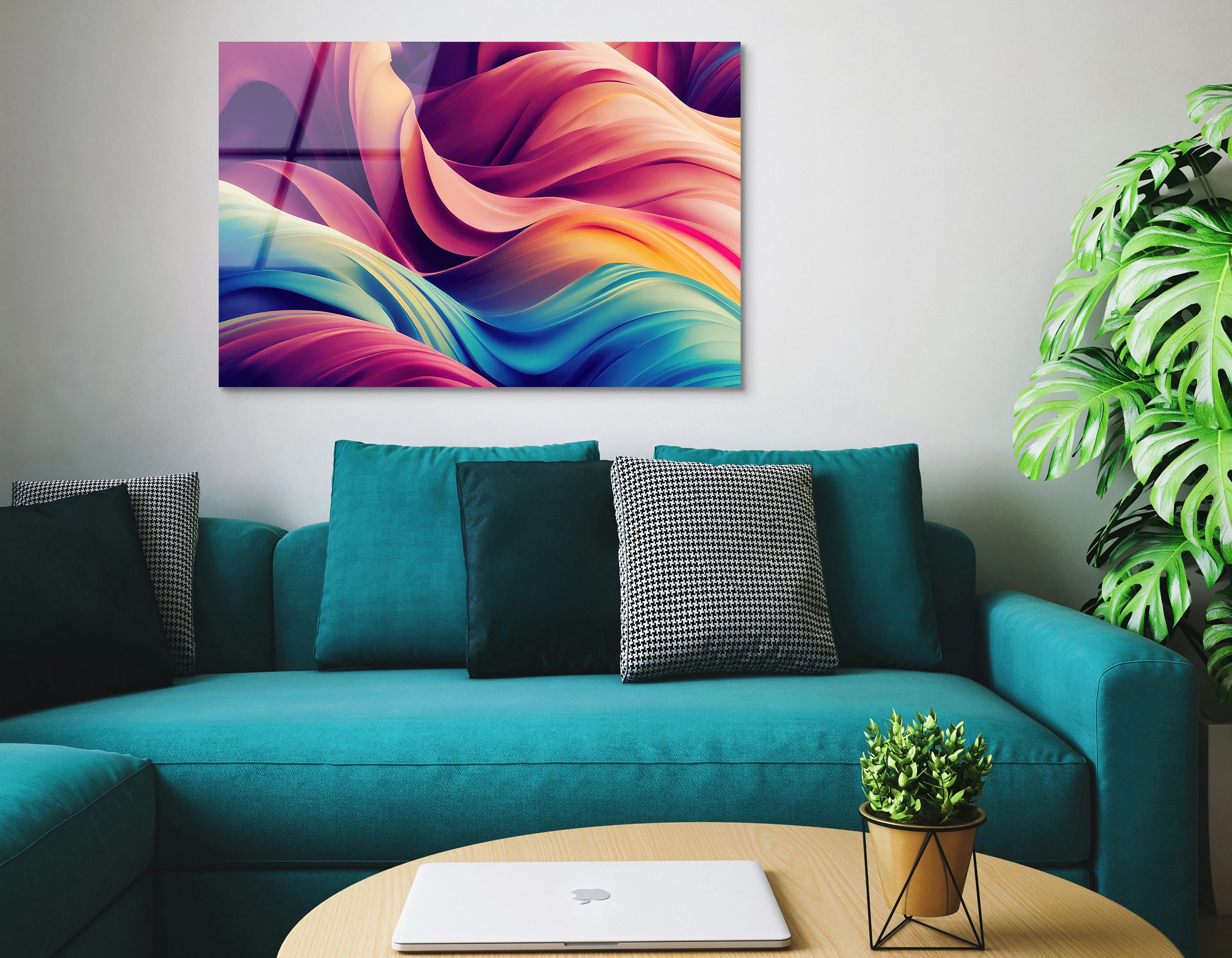 Colorful Abstract 3D Art | Premium HD Metal Wall Art