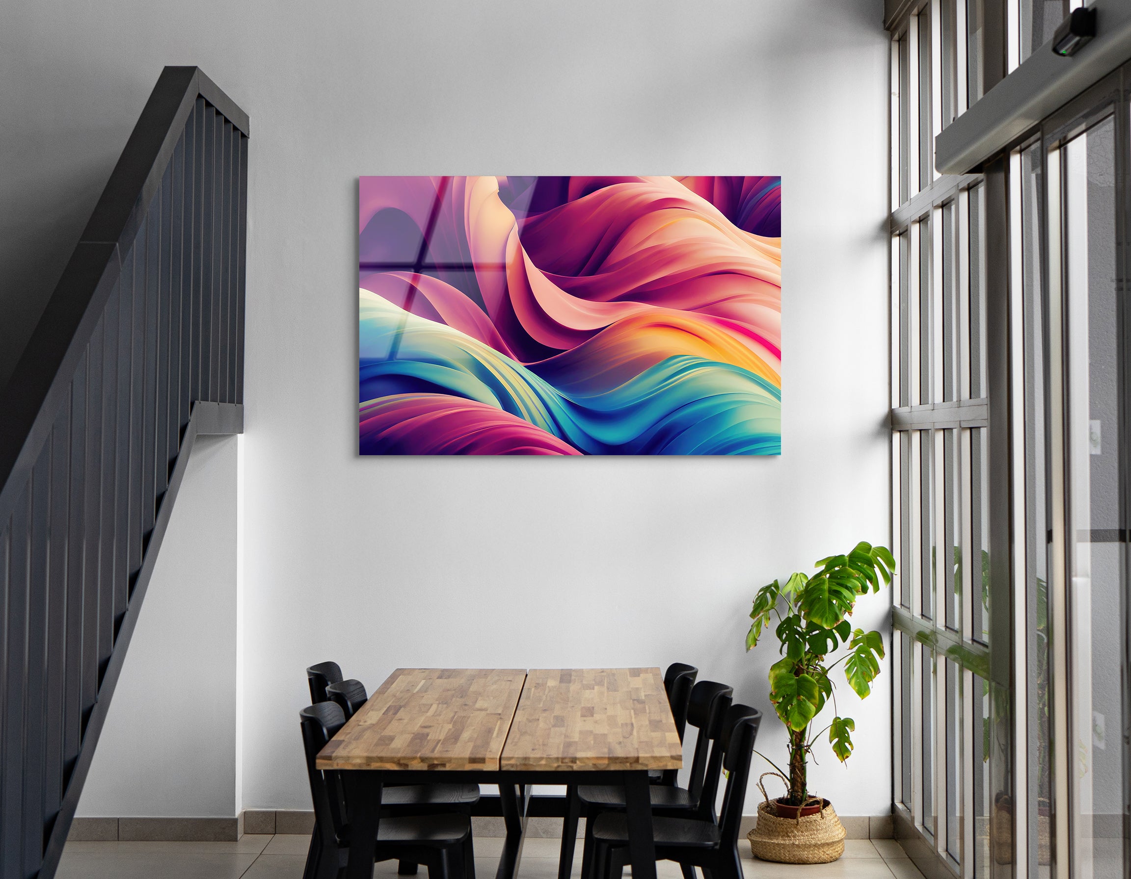 Colorful Abstract 3D Art | Premium HD Metal Wall Art