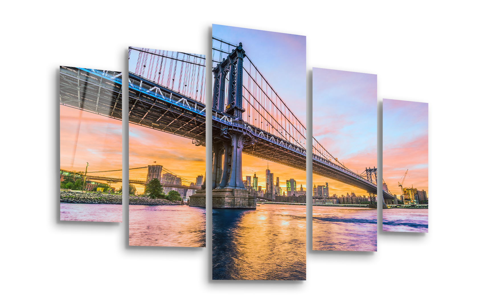 Mega Size Penta Urban Frame | Premium HD Metal Wall Art
