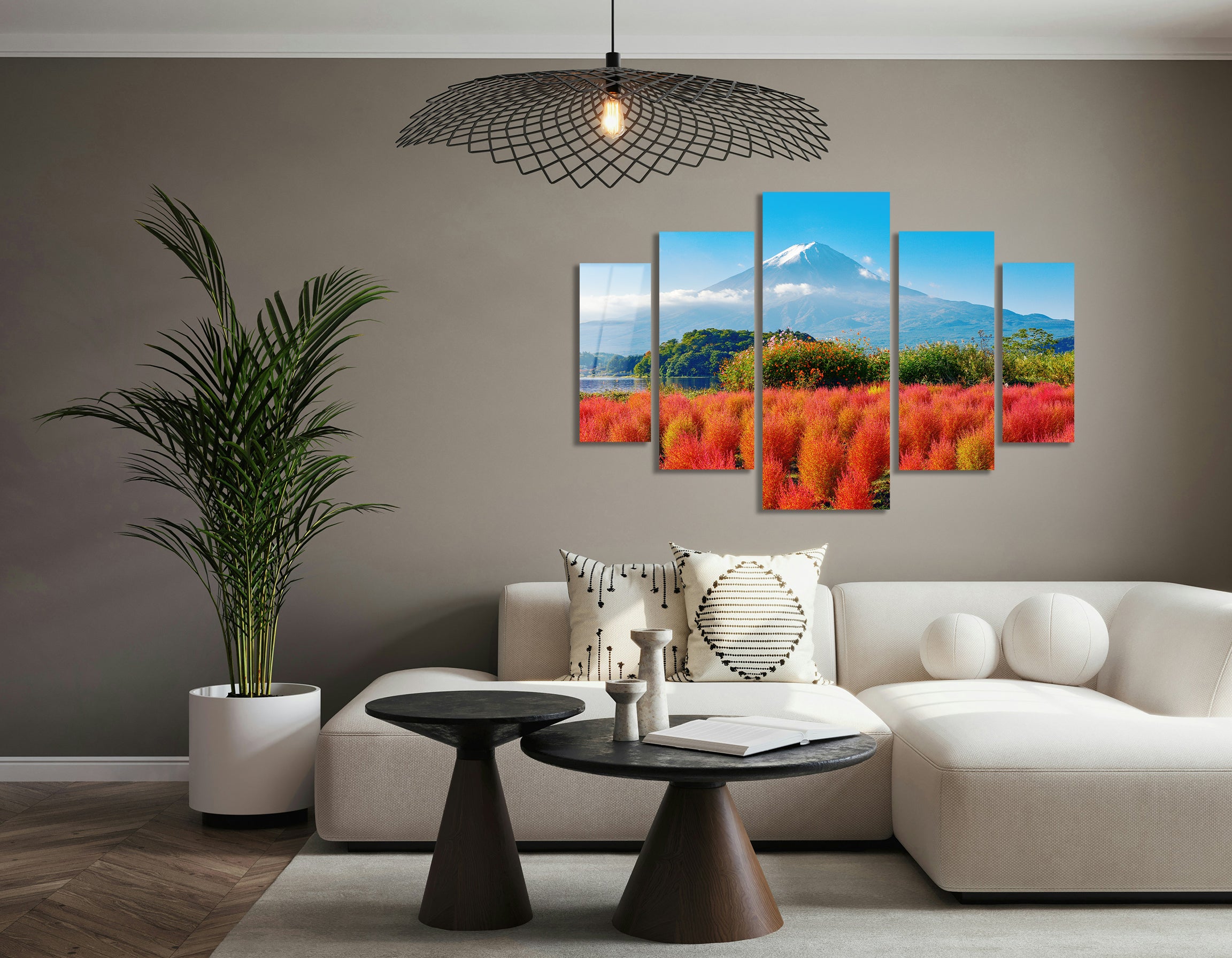 Mega Size Penta Fuji Serenity | Premium HD Metal Wall Art