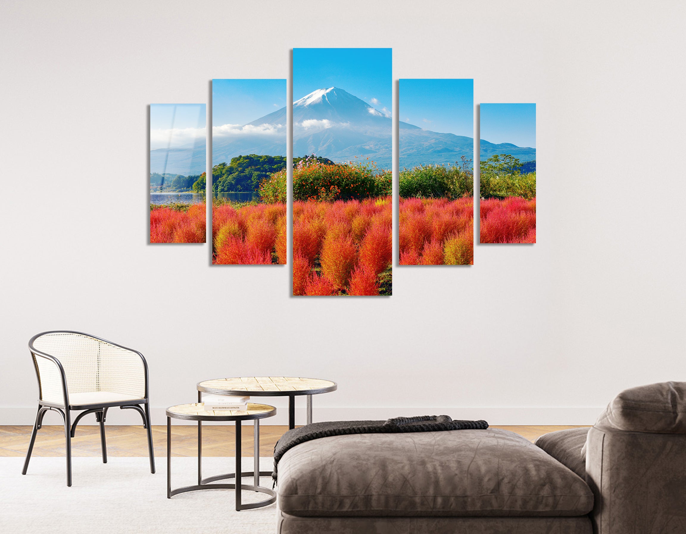 Mega Size Penta Fuji Serenity | Premium HD Metal Wall Art