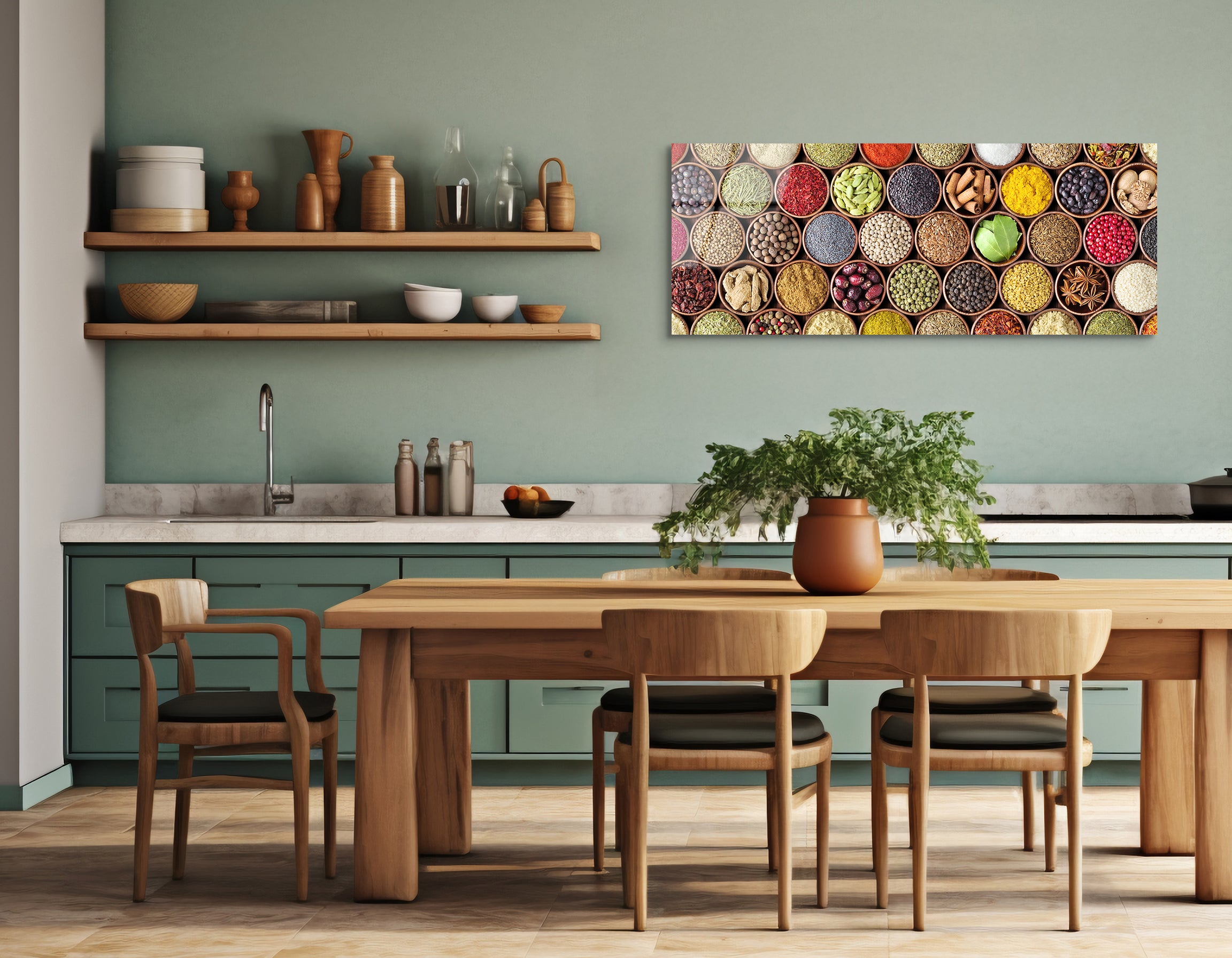 Spice Bowl Medley | Premium HD Metal Wall Art