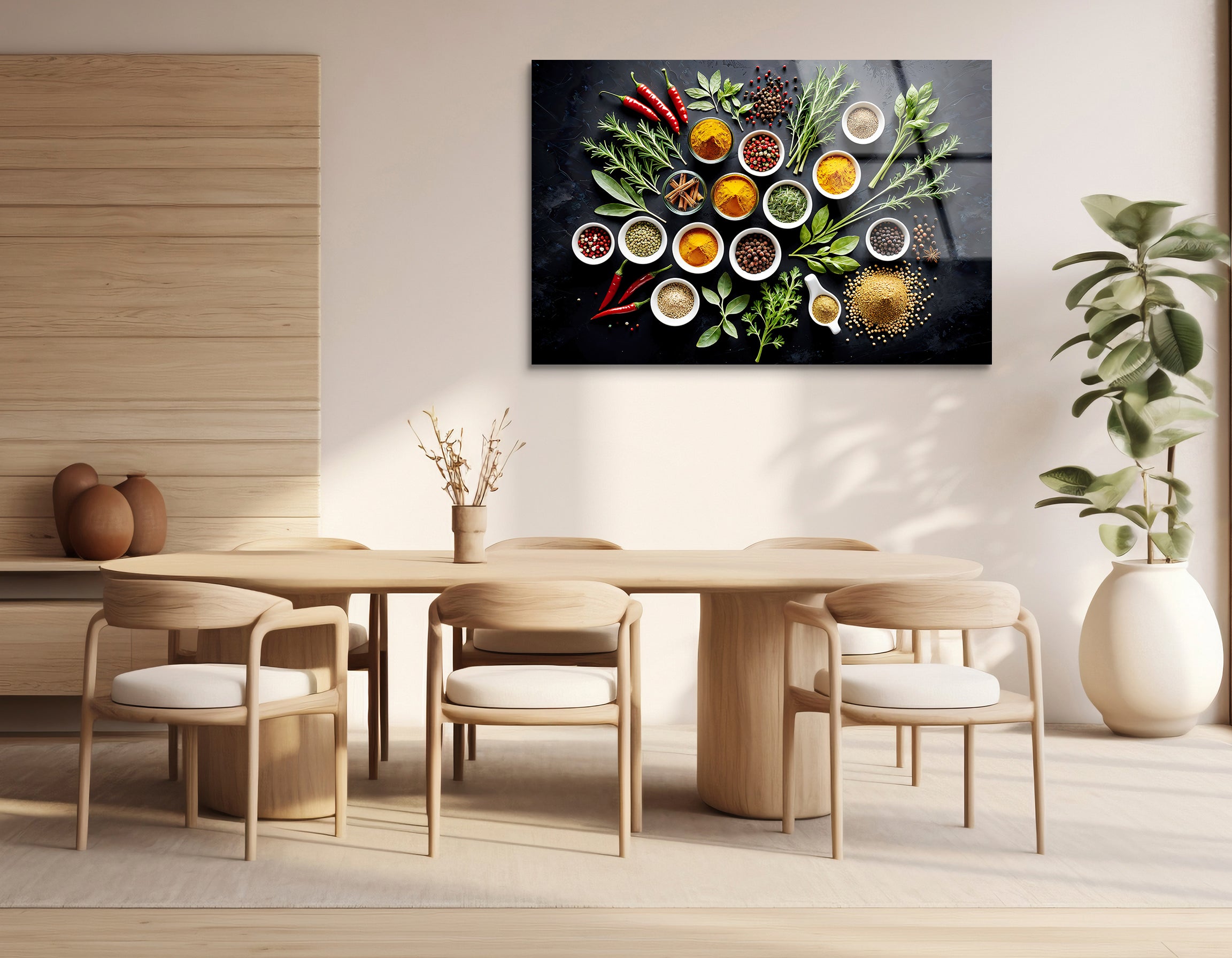 Herbs & Spices | Premium HD Metal Wall Art