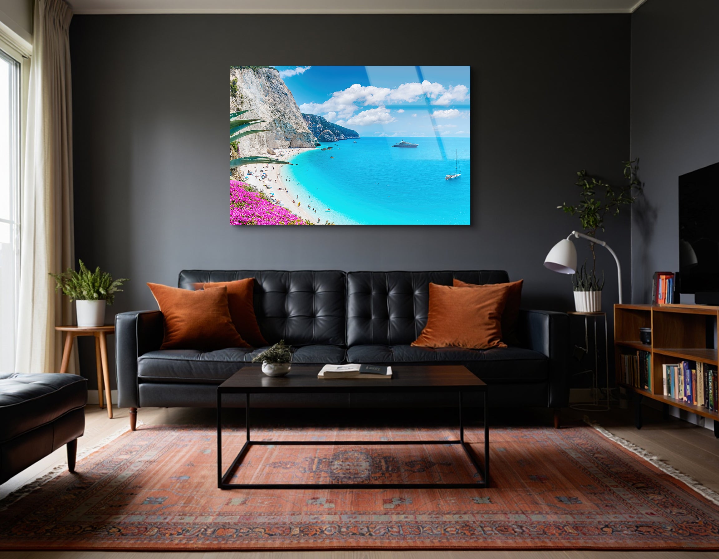 Porto Katsiki Beach Greece | Premium HD Metal Wall Art