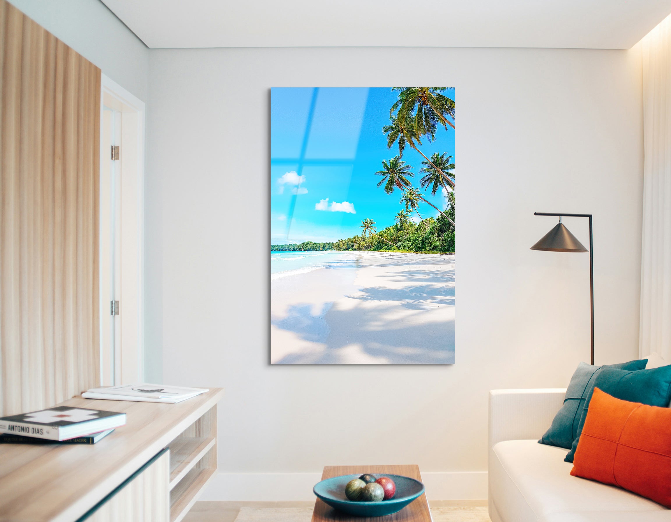 Tropical Paradise Beach | Premium HD Metal Wall Art