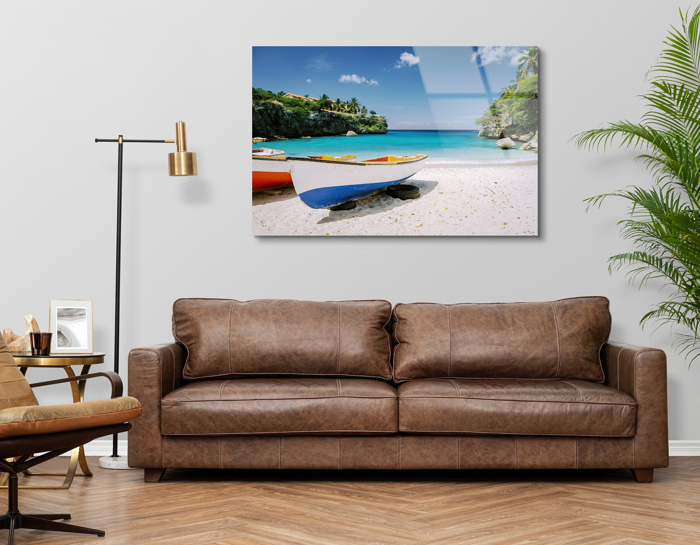 Playa Lagun Beach Curaçao | Premium HD Metal Wall Art