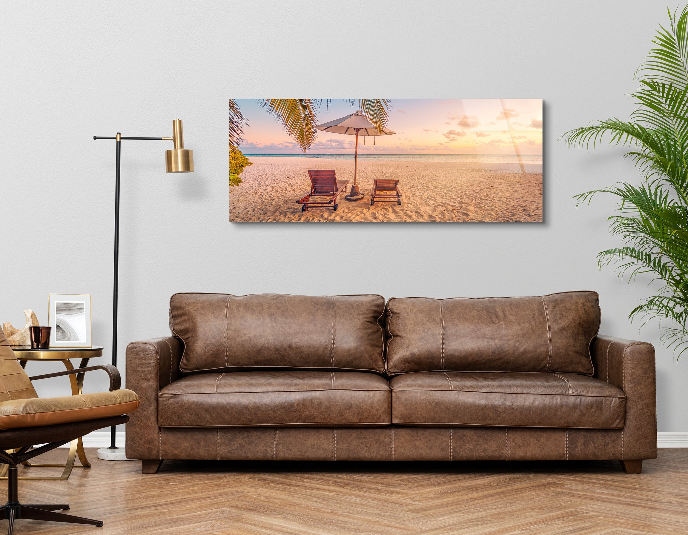 Tropical Beach Escape | Premium HD Metal Wall Art