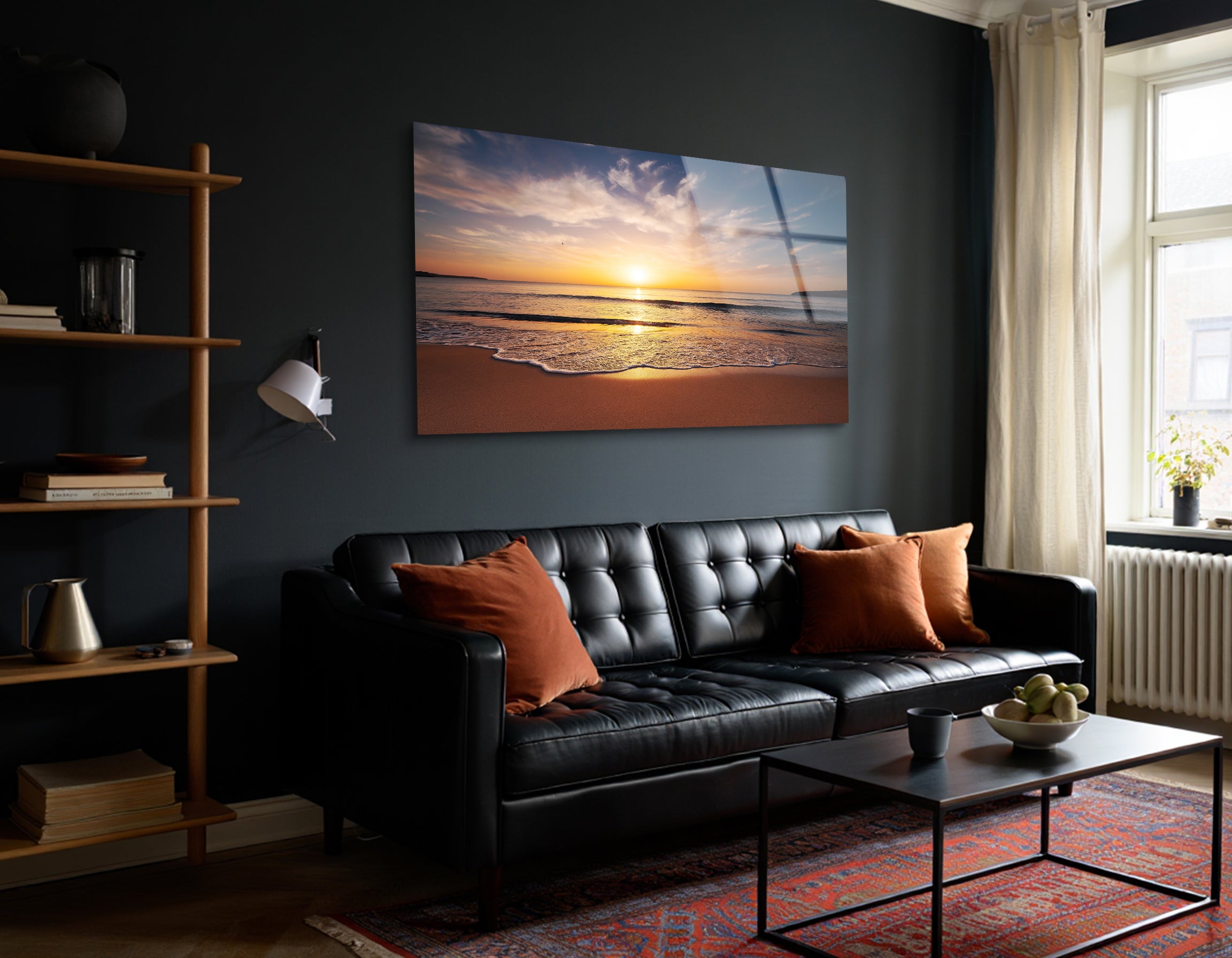 Ocean Sunrise Cloudscape | Premium HD Metal Wall Art