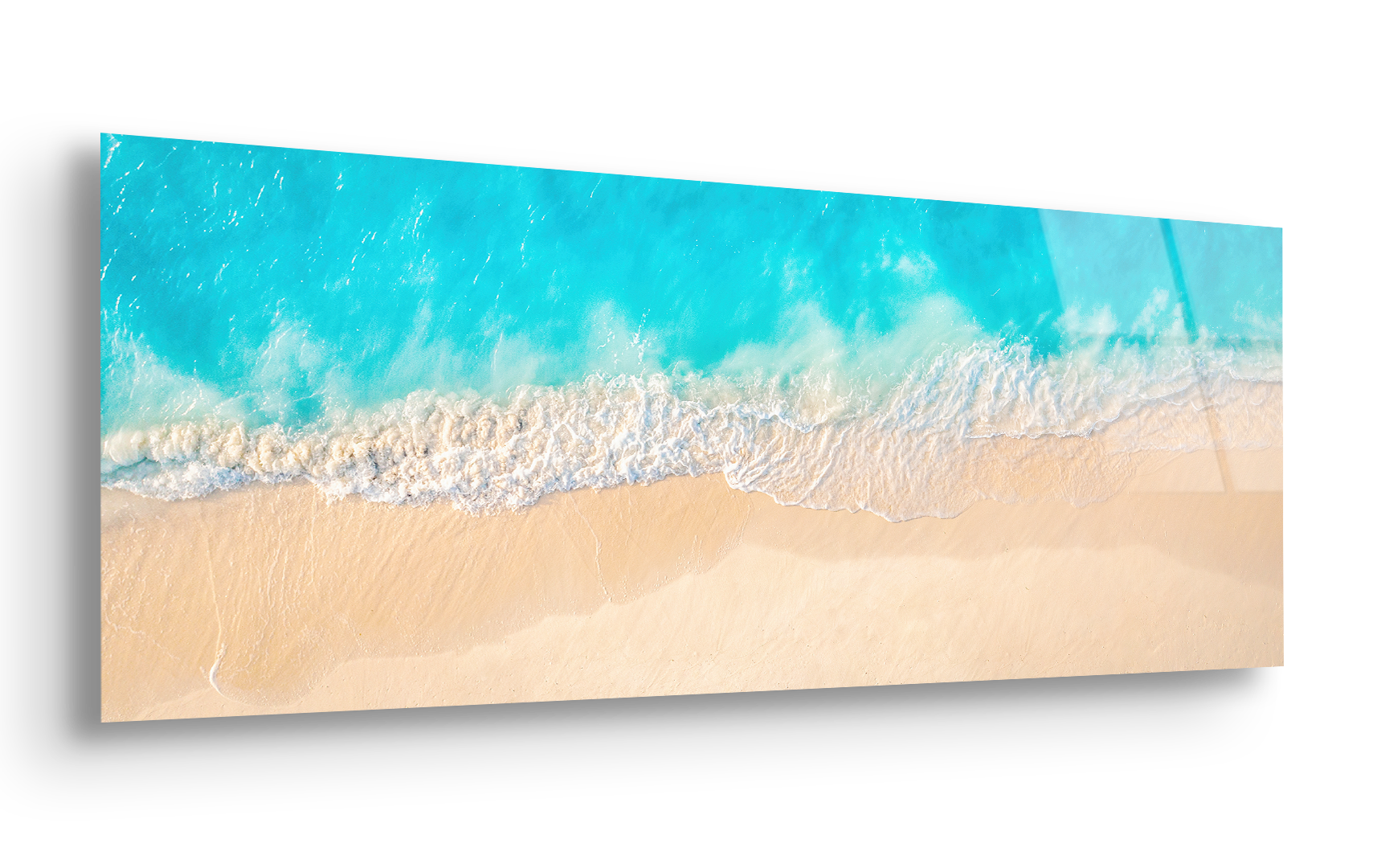 Aerial Summer Seascape | Premium HD Metal Wall Art