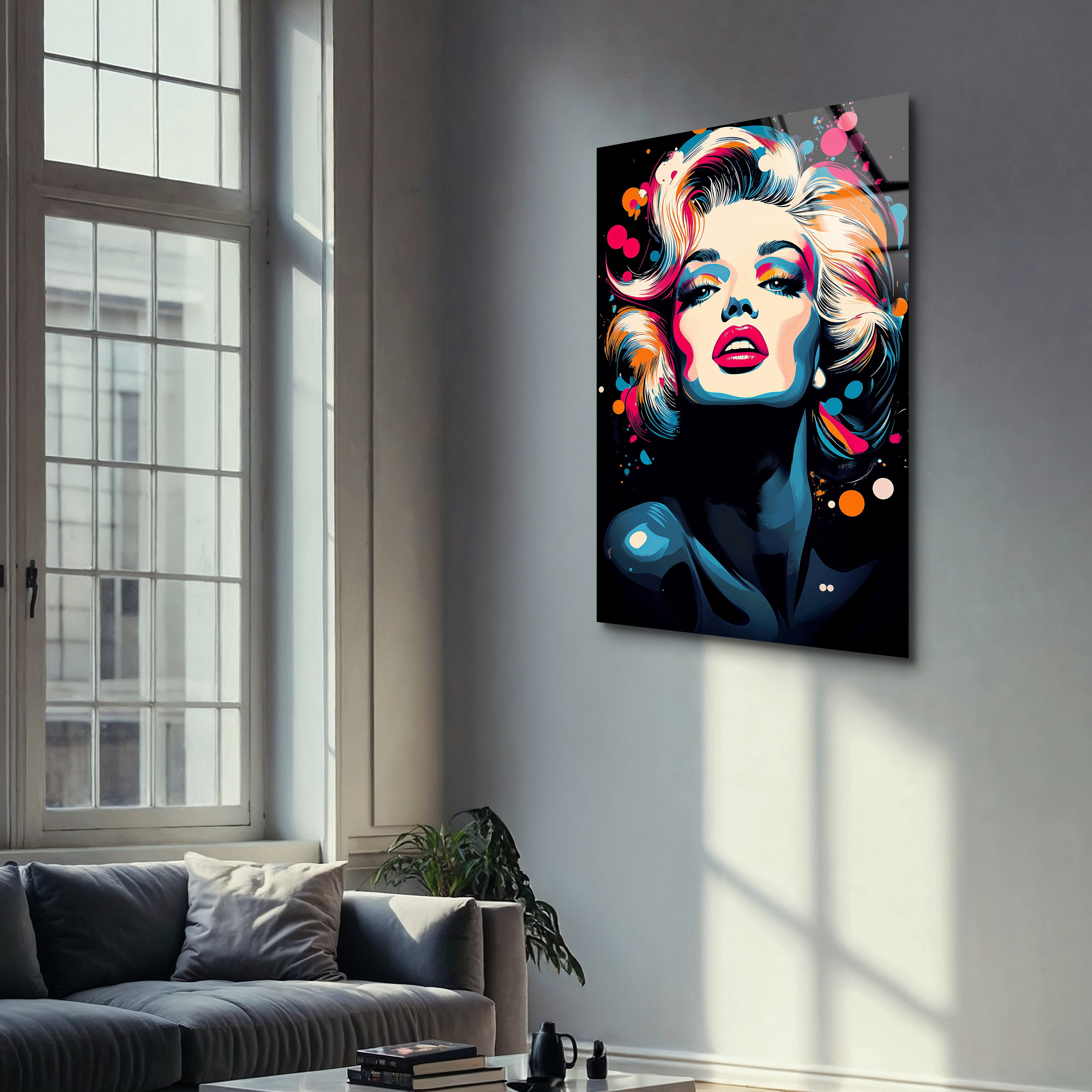 Marilyn Monroe Pop Art | Premium HD Metal Wall Art