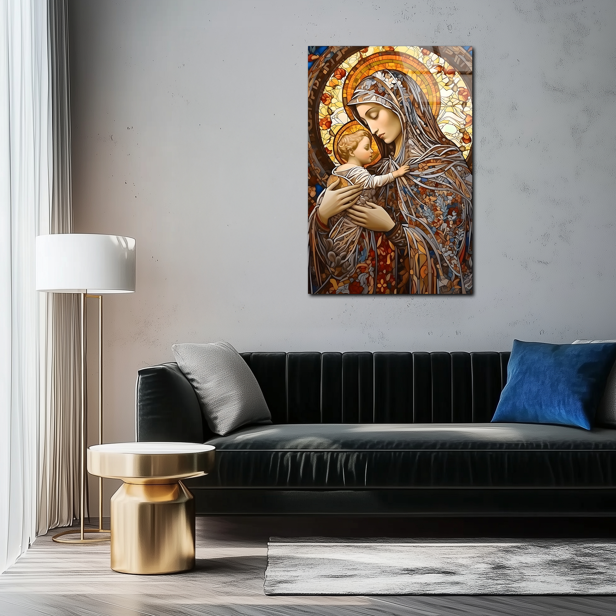 Virgin Mary | Premium HD Metal Wall Art