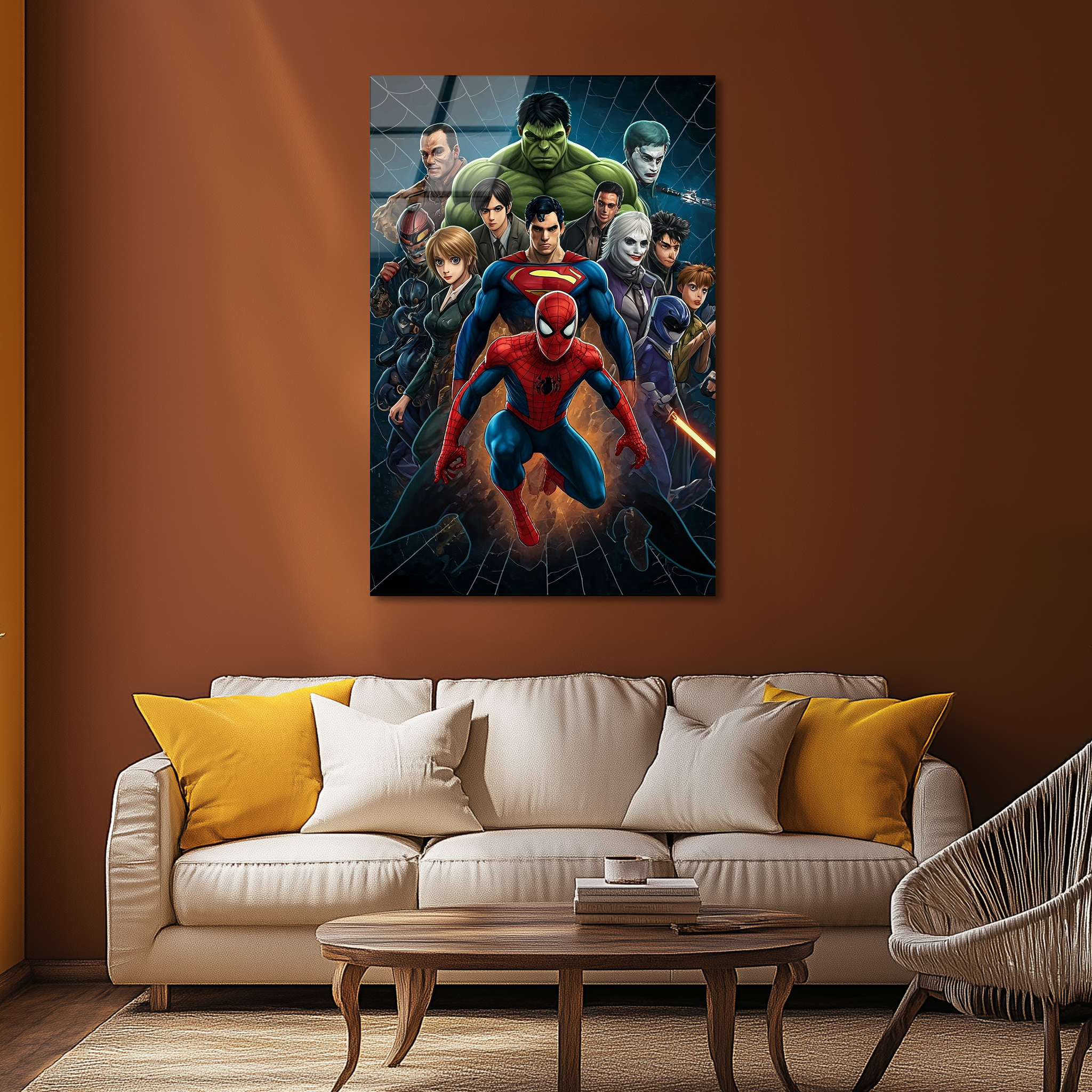 Epic Heroes & Legends | Premium HD Metal Wall Art