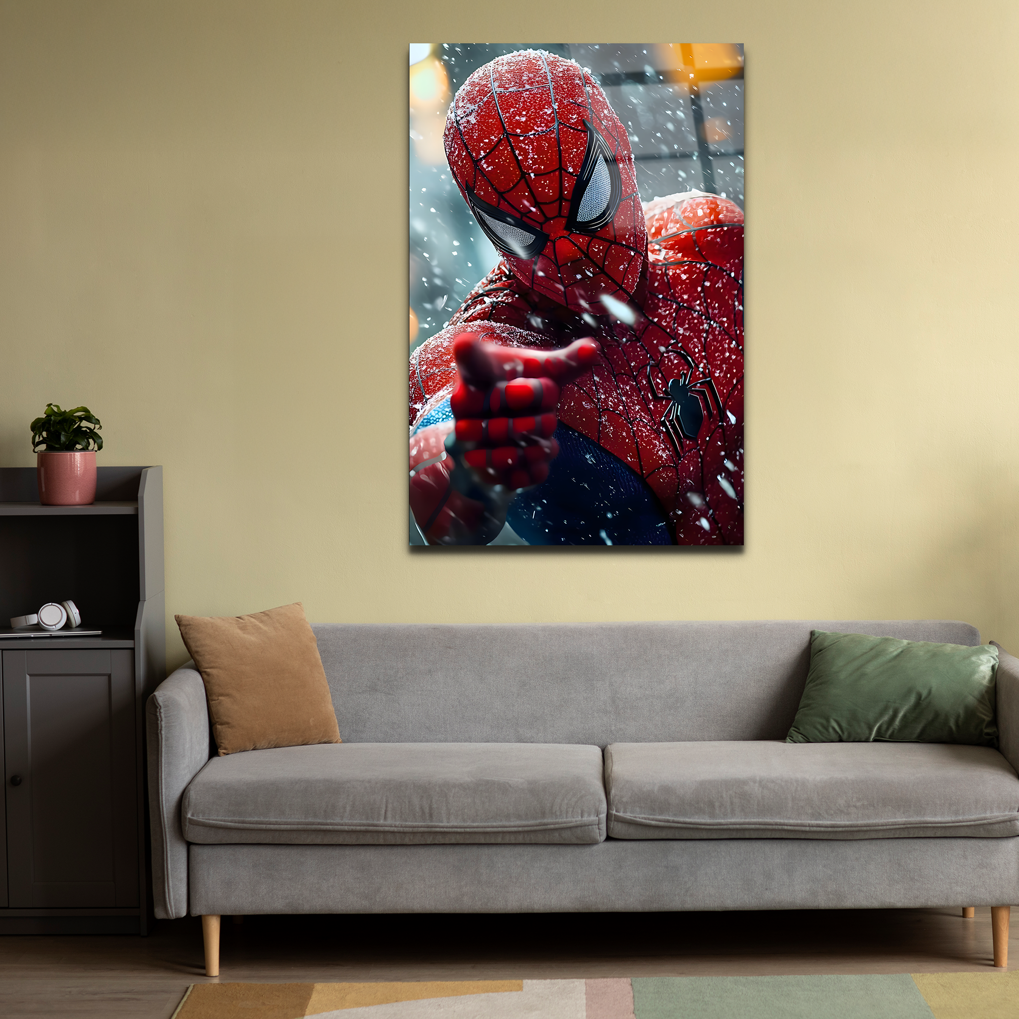 Spider-Man: The Web-Slinging Hero | Premium HD Metal Wall Art