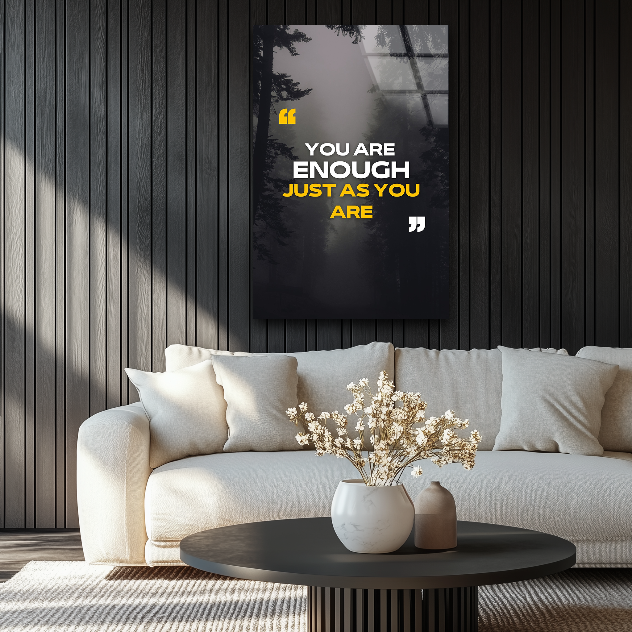 You Are Enough | Premium HD Metal Wall Art