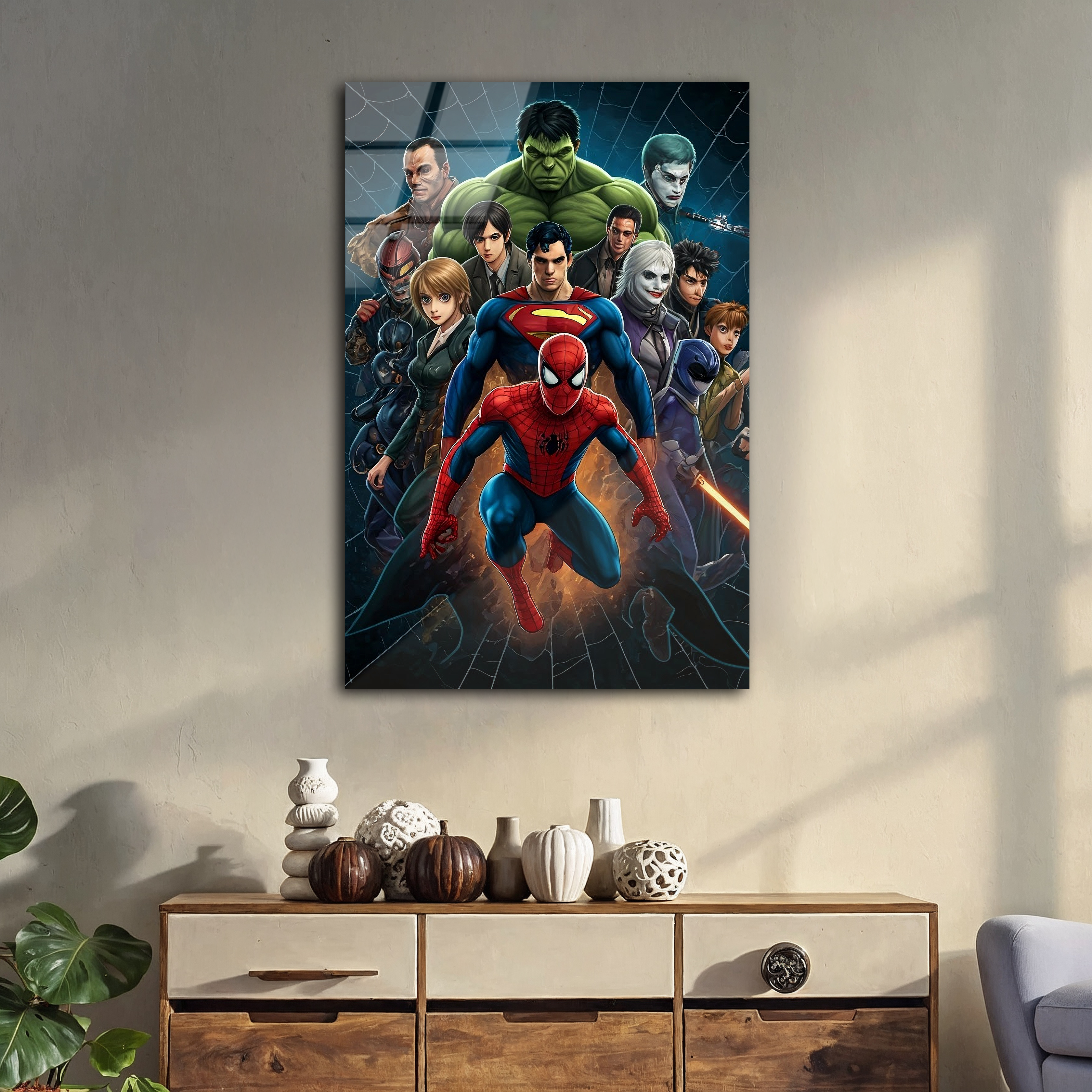 Epic Heroes & Legends | Premium HD Metal Wall Art