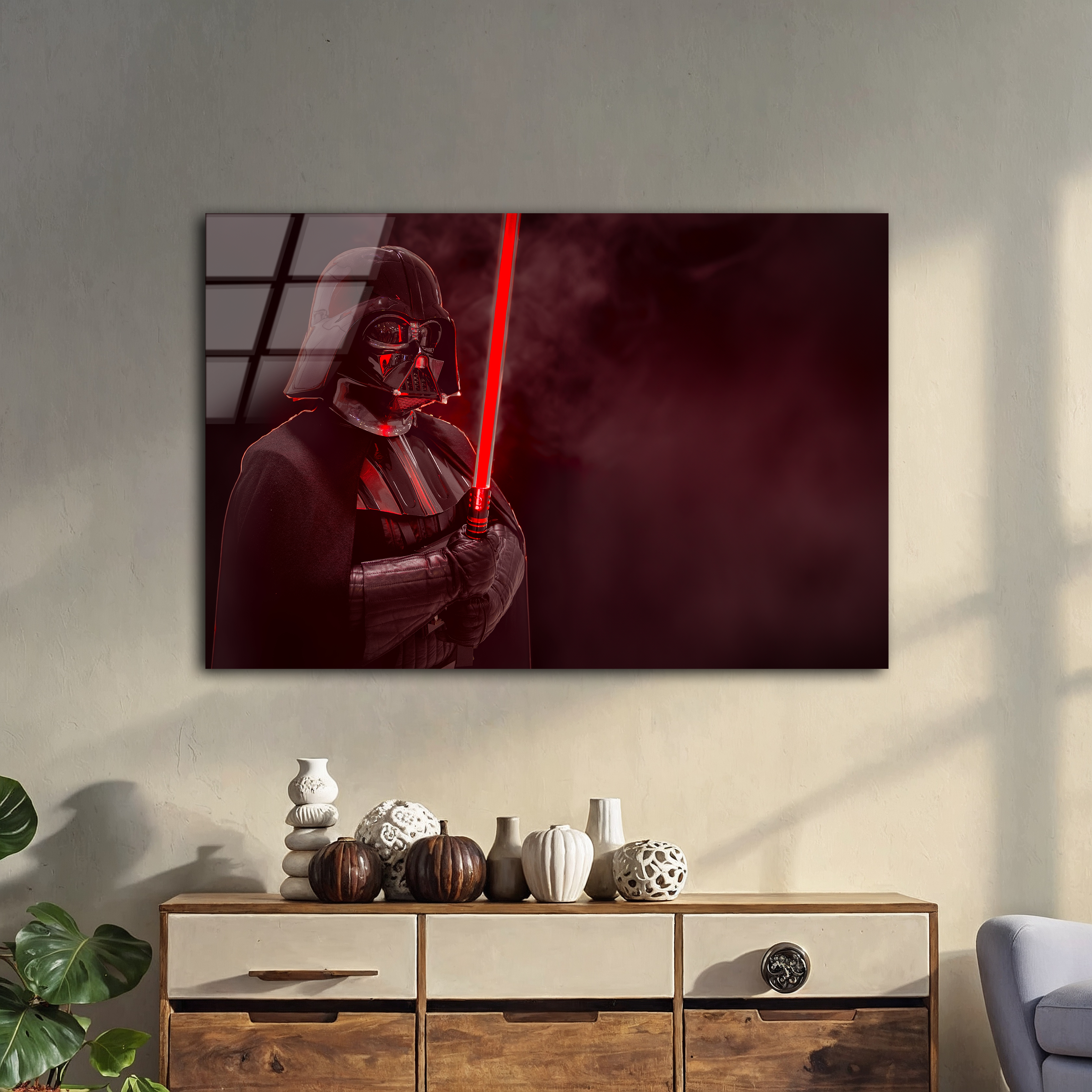 Darth Vader Cosplay Art | Premium HD Metal Wall Art