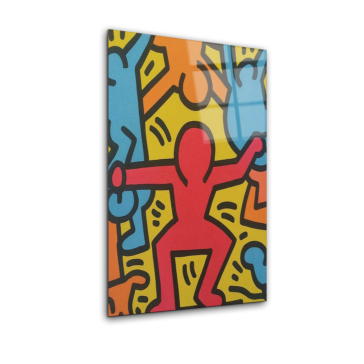 Keith Haring Colorful | Premium HD Metal Wall Art