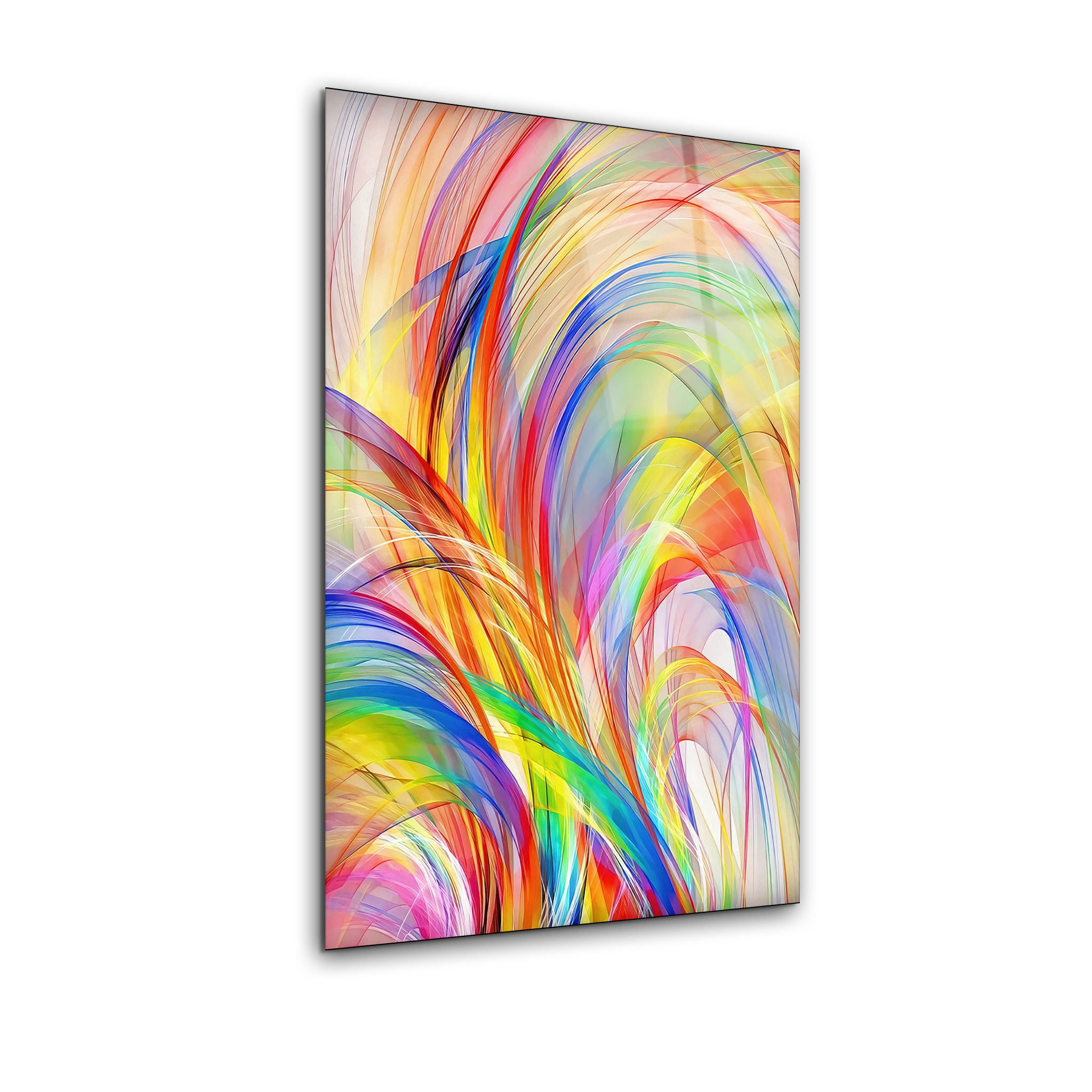 Vibrant Stripes | Premium HD Metal Wall Art