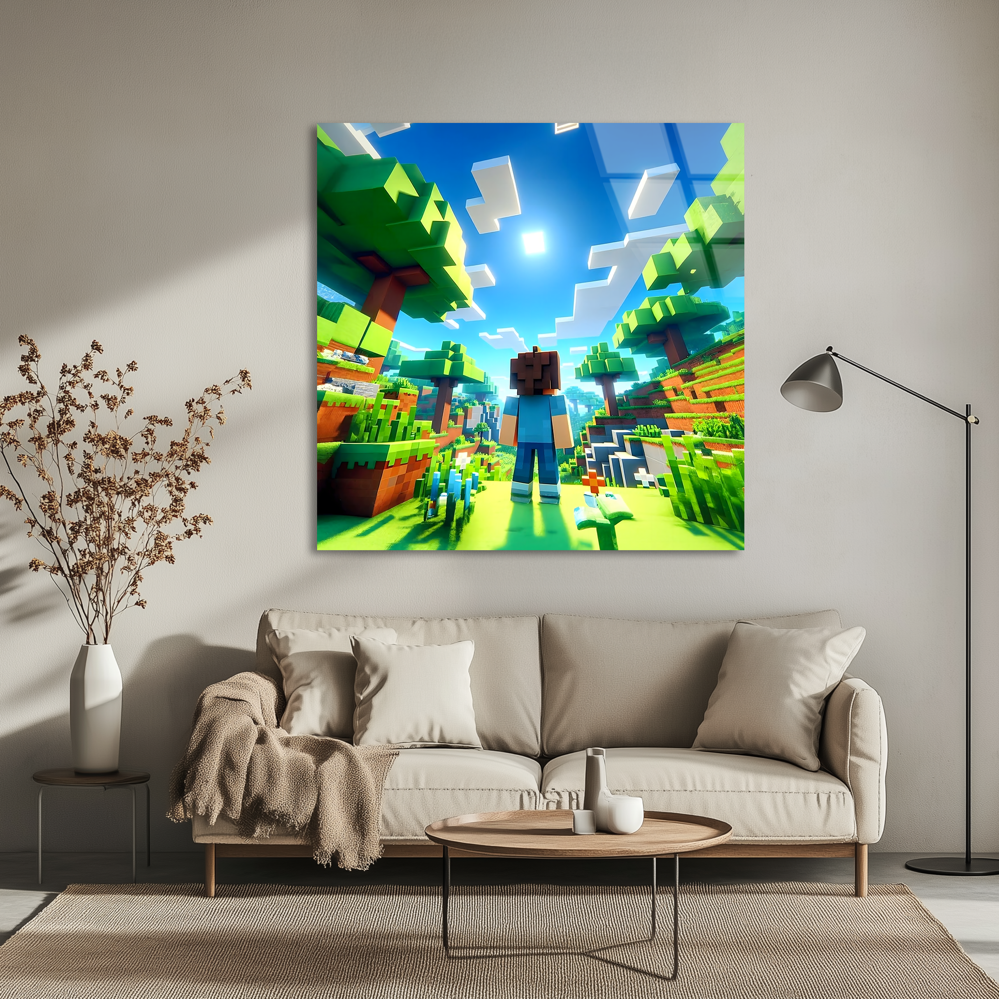 Minecraft | Premium HD Metal Wall Art